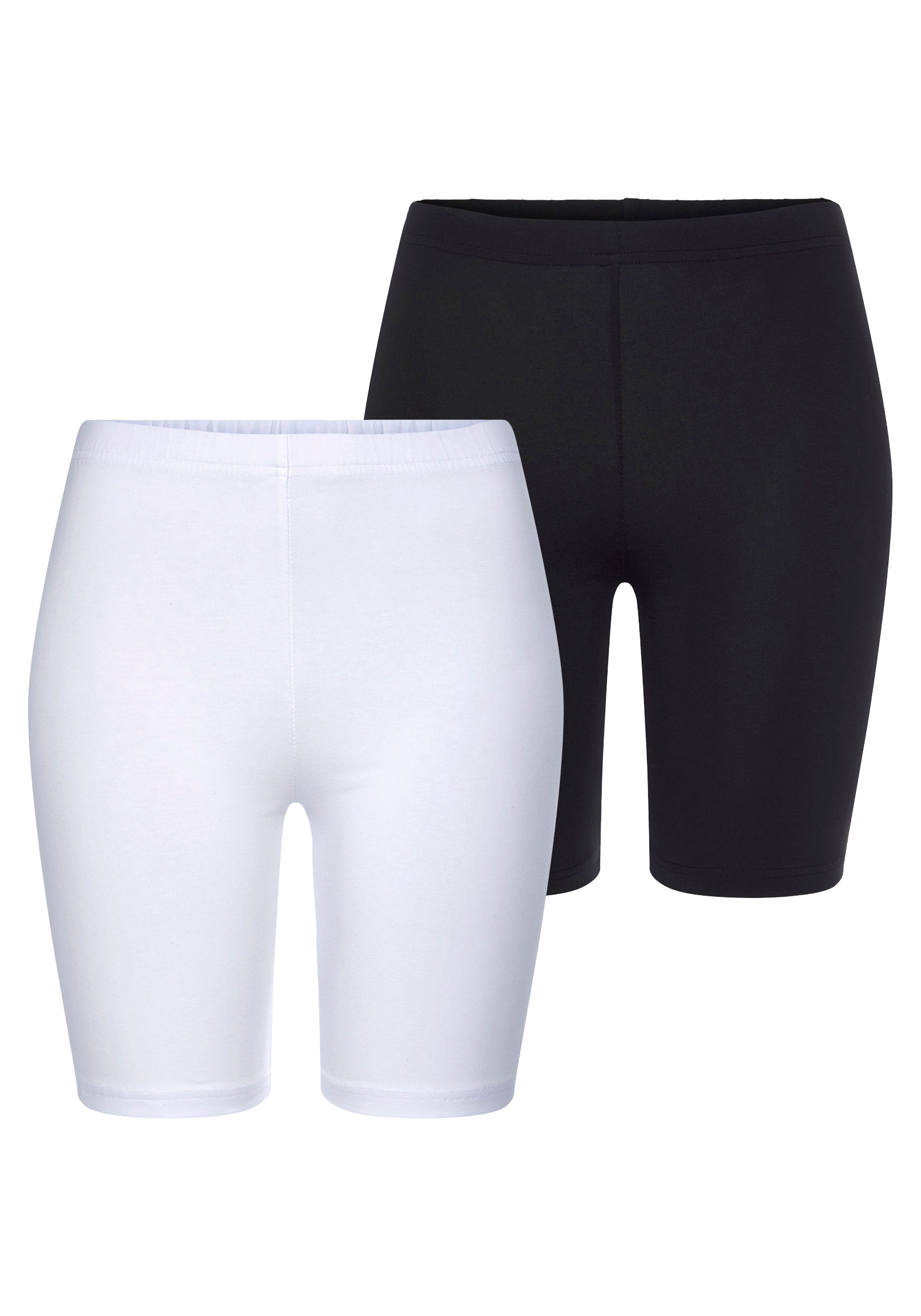 vivance active Fietsbroekje met rubberen tailleband, loungewear (Set van 2)