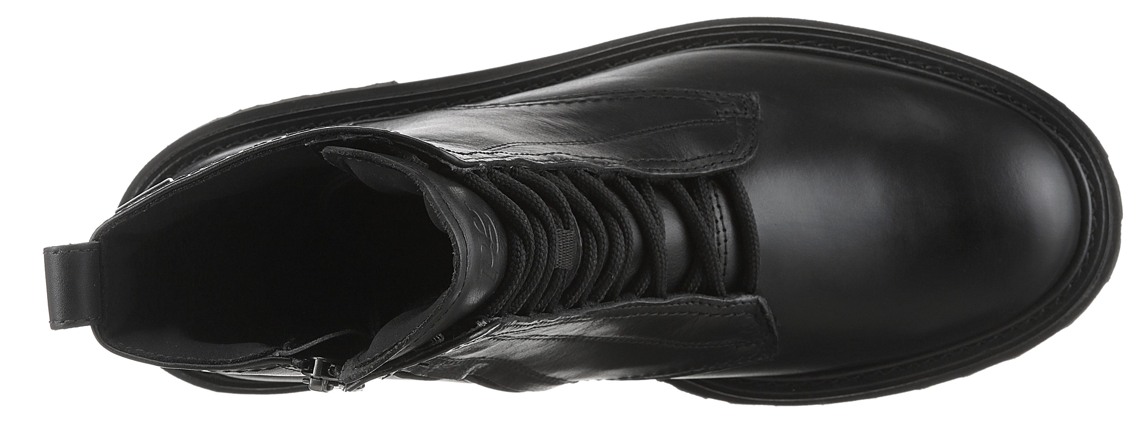 Paul Green Winterlaarsjes , veterschoenen, profielzool, met gore tex-membraan