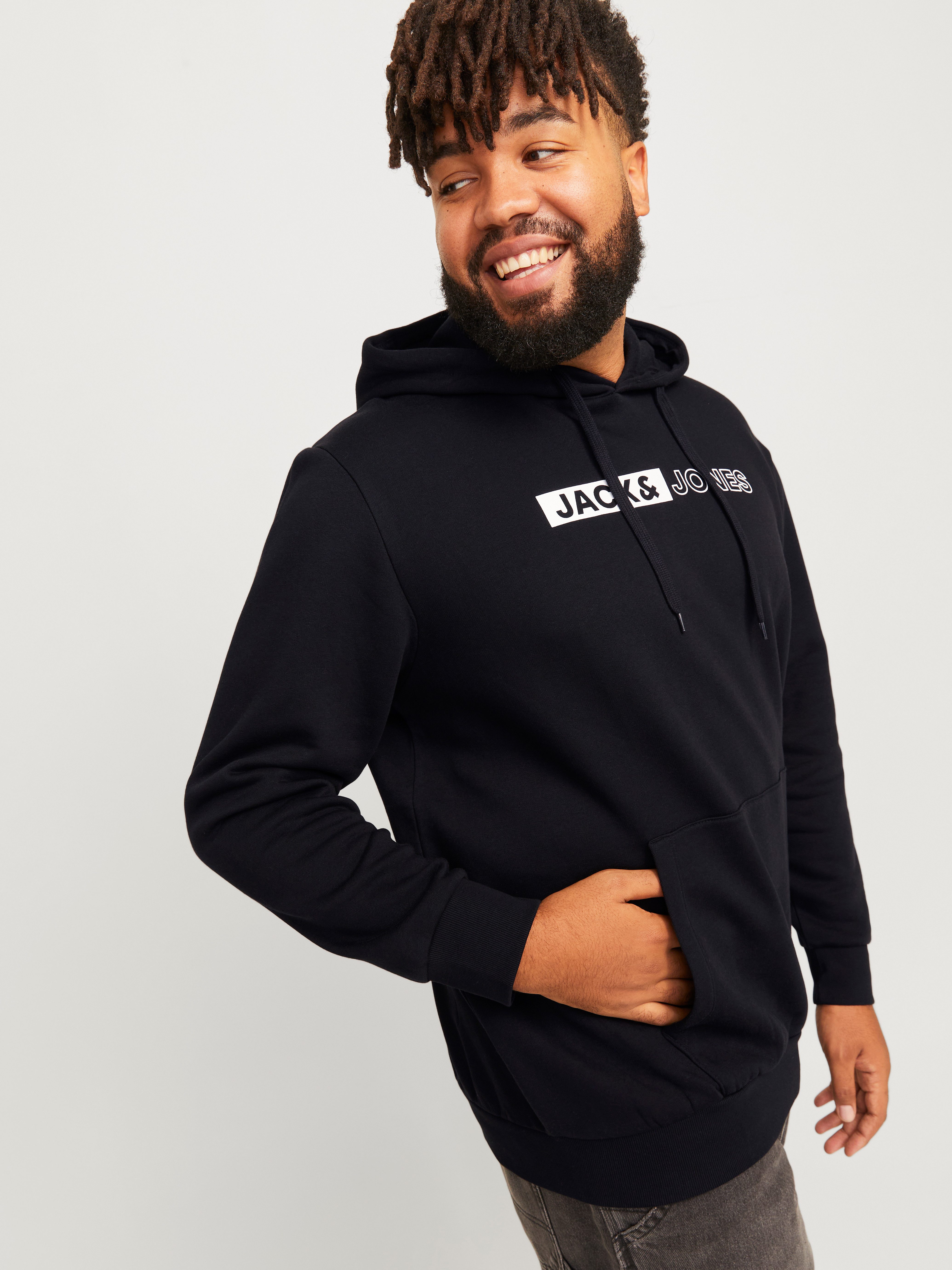 Jack & Jones PlusSize Hoodie JJECORP LOGO SWEAT HOOD PLAY NOOS PLS