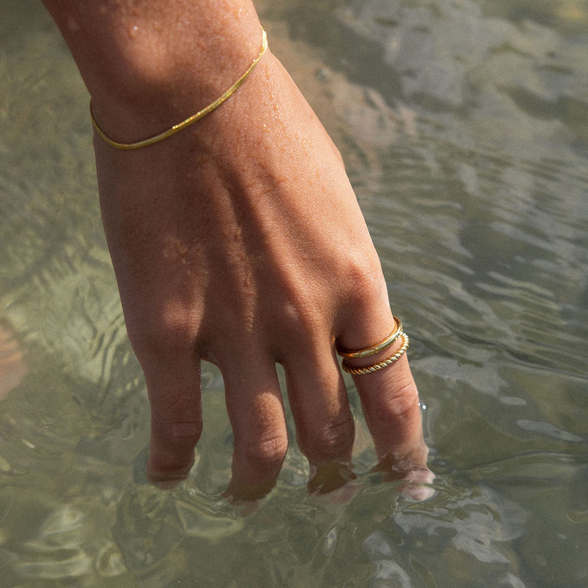 Purelei Ring Sieraden cadeau Mau ring, Ring-Mau-goudkleur
