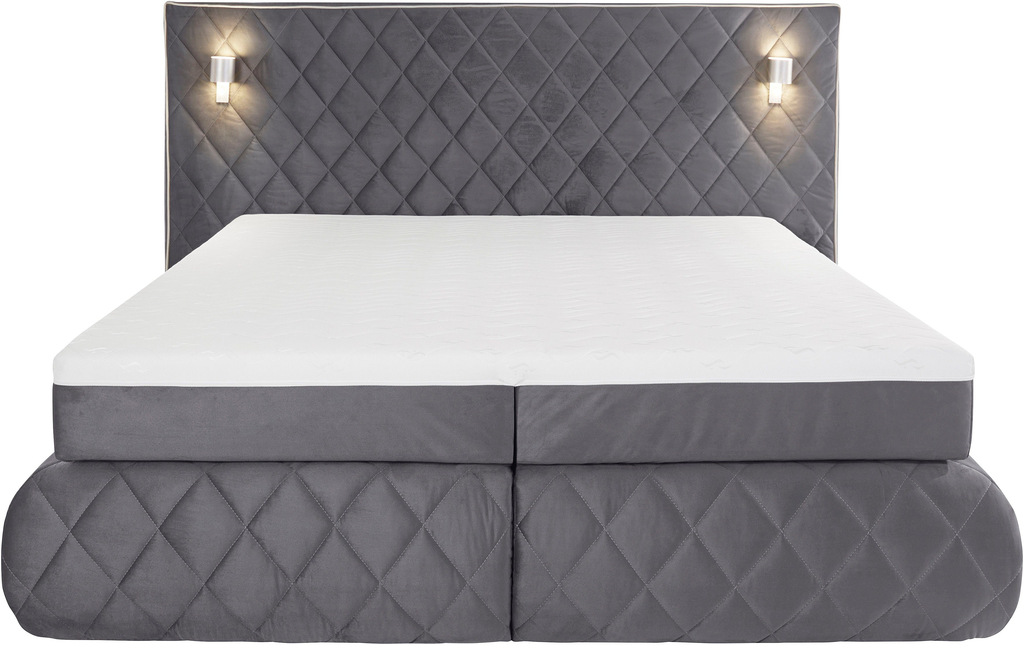 Places of Style Boxspring Alaric naar keuze met en zonder stralen, topmatras pocketvering