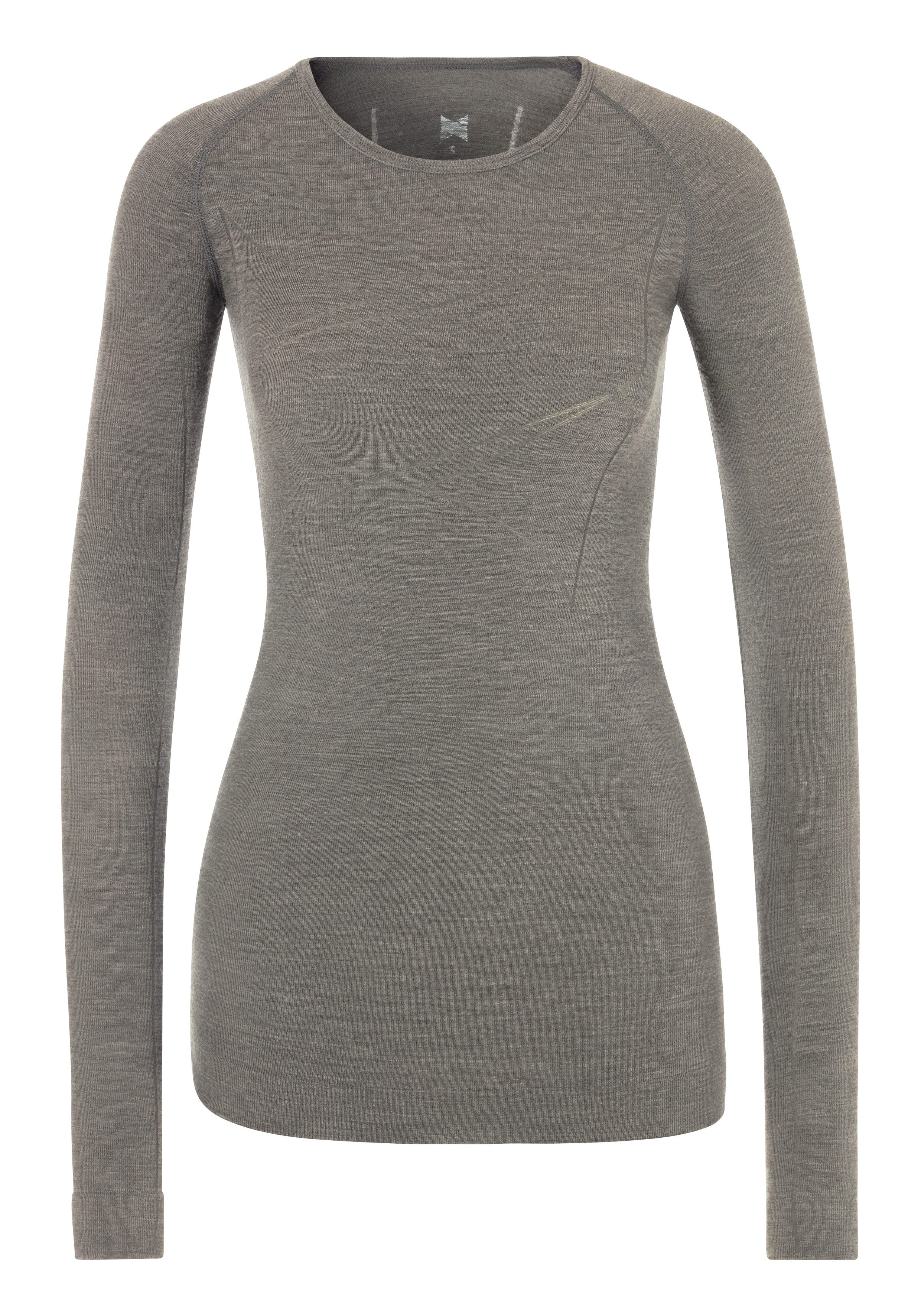 XTREME sockswear Hemd LADIES THERMAL WOOL UNDERSHIRT lange mouwen en knuffelzacht, perfect voor koude winterdagen (1 stuk)
