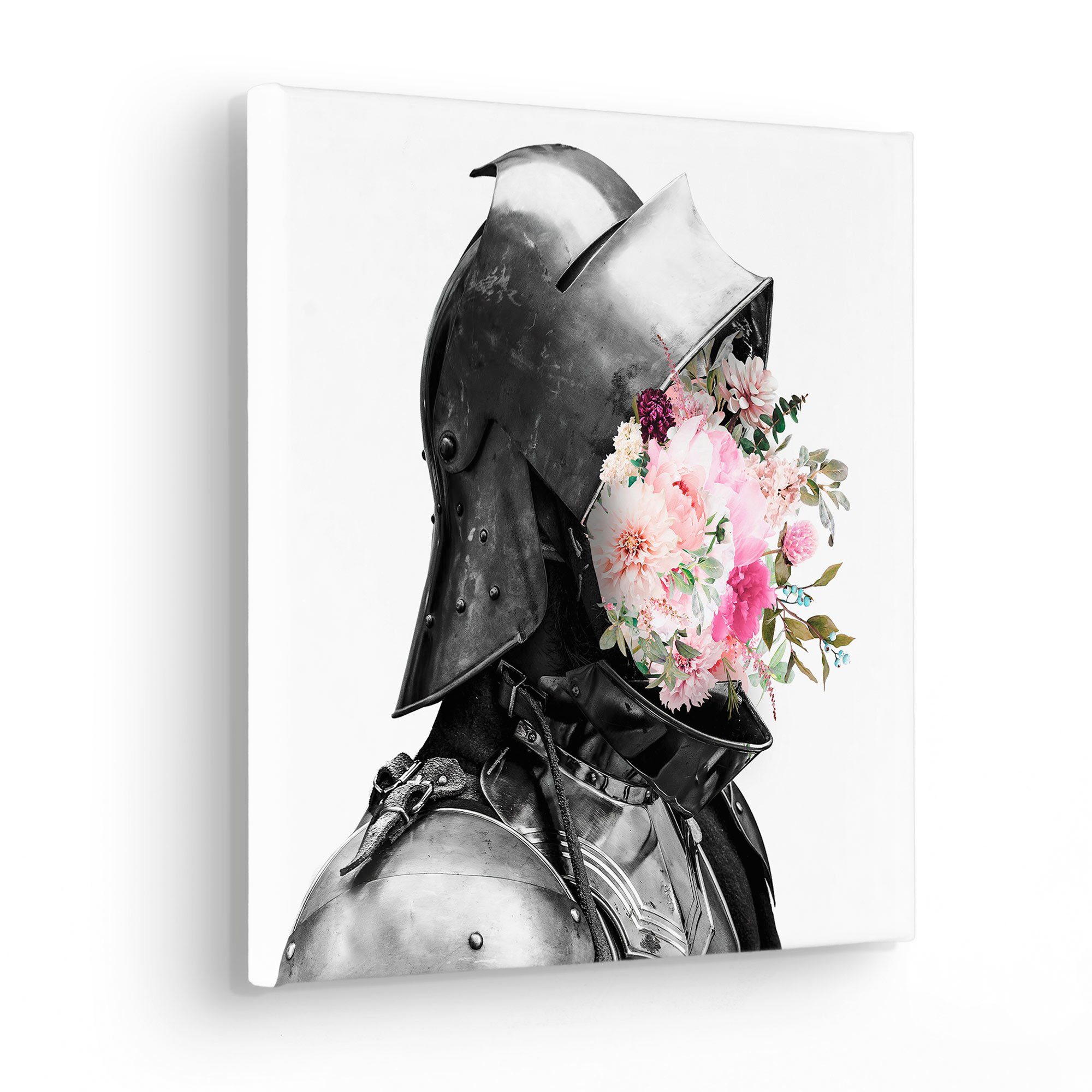 Komar Artprint op linnen Sir Flowerhead - Afmeting 30 x 30 cm (1 stuk)
