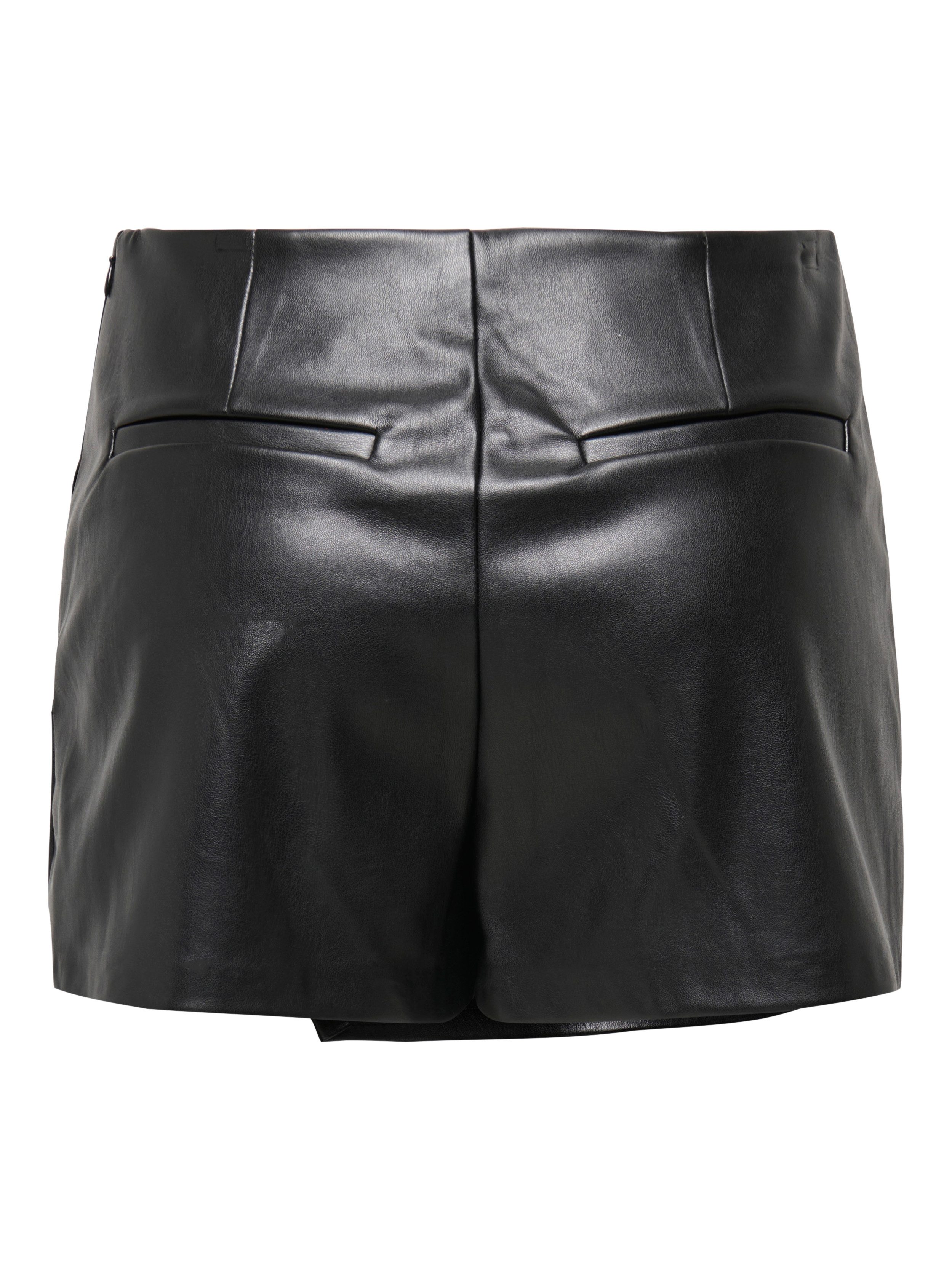 Only Broekrok ONLMIST-AMILI MW FAUX LEATH SKORT PNT