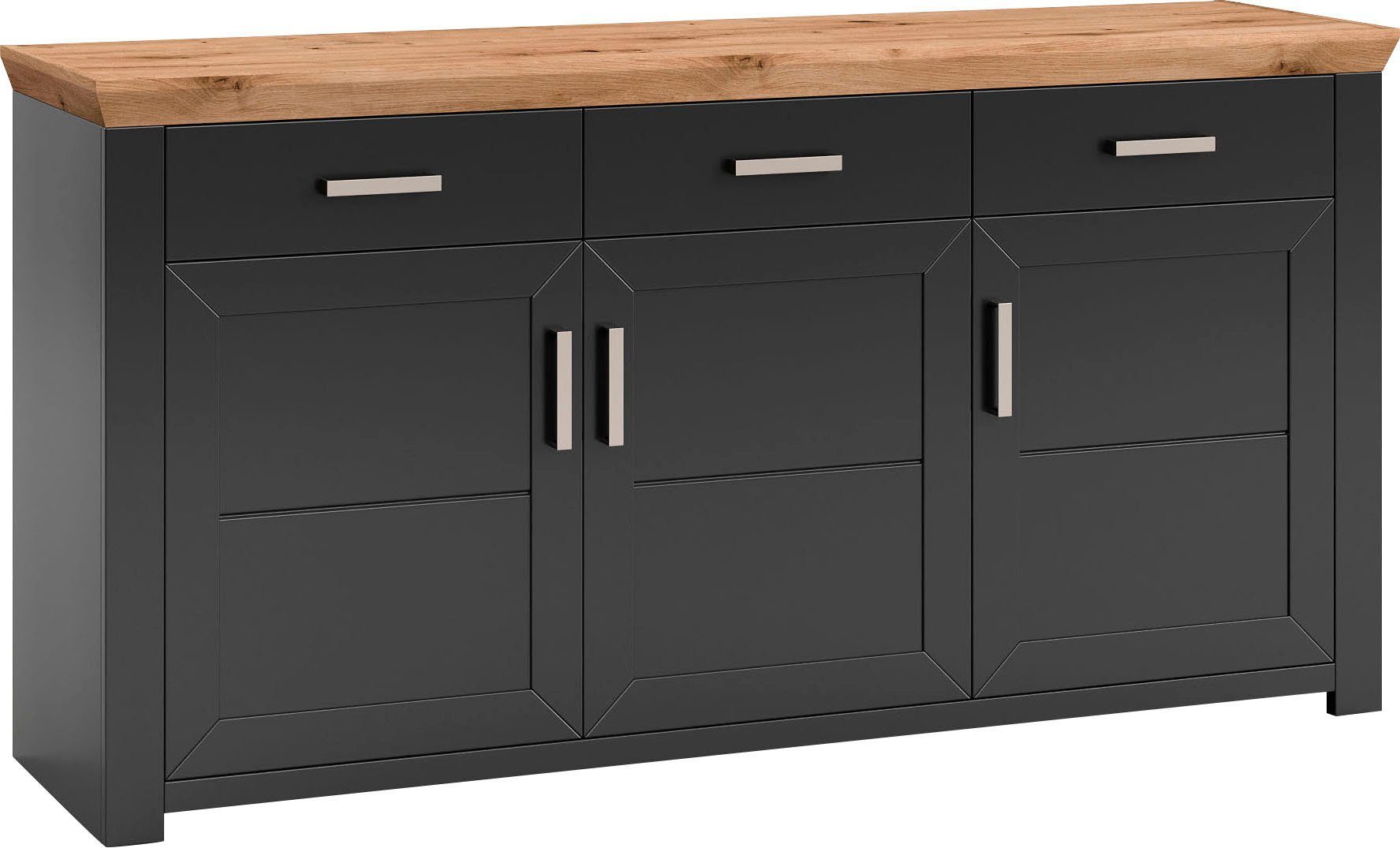 set one by Musterring Dressoir York Type 52, in 3 kleurvarianten, landhuisstijl, B 184 x H 95 cm
