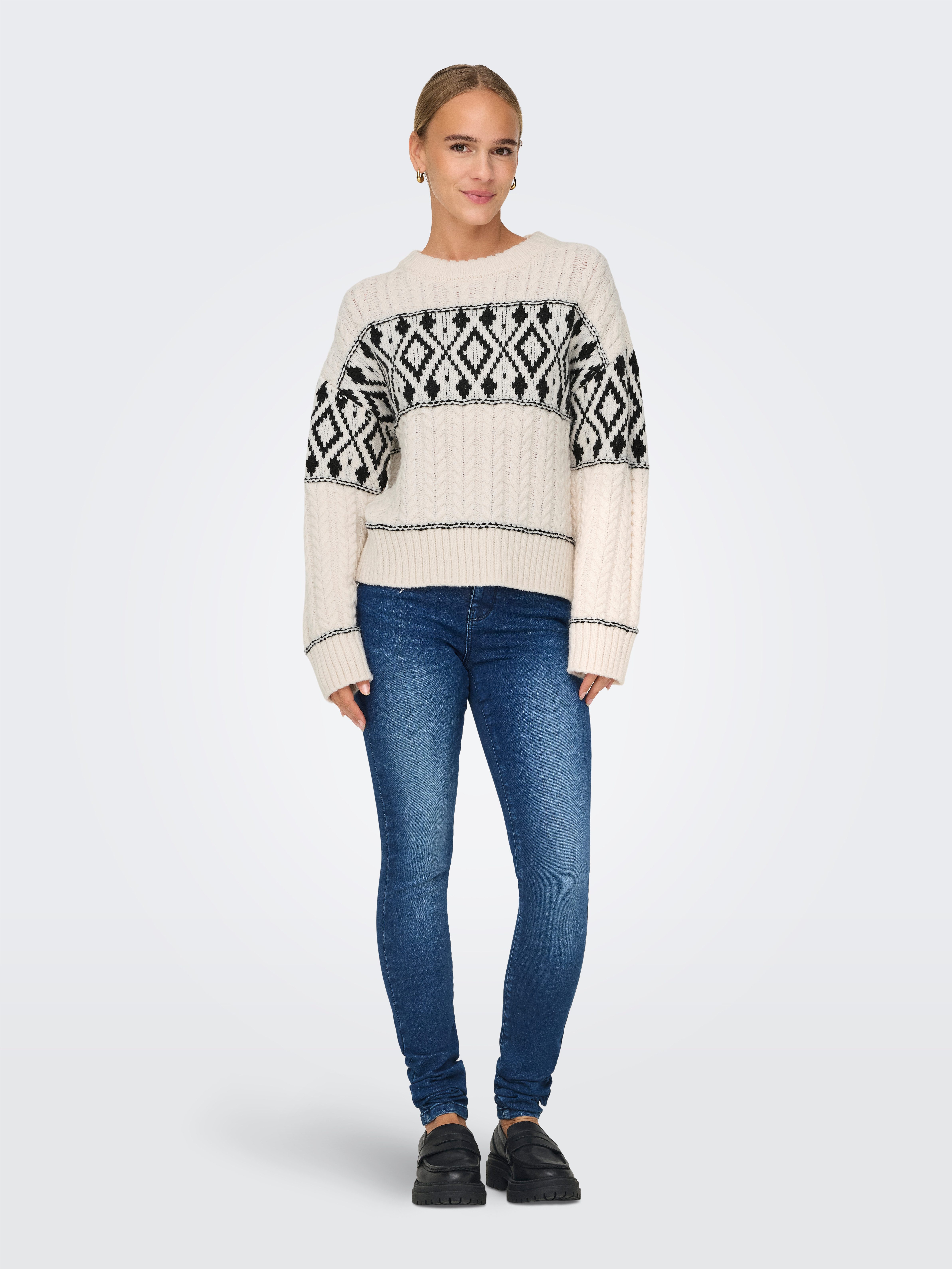 Only Gebreide trui ONLMARENT L/S PULLOVER KNT NOOS