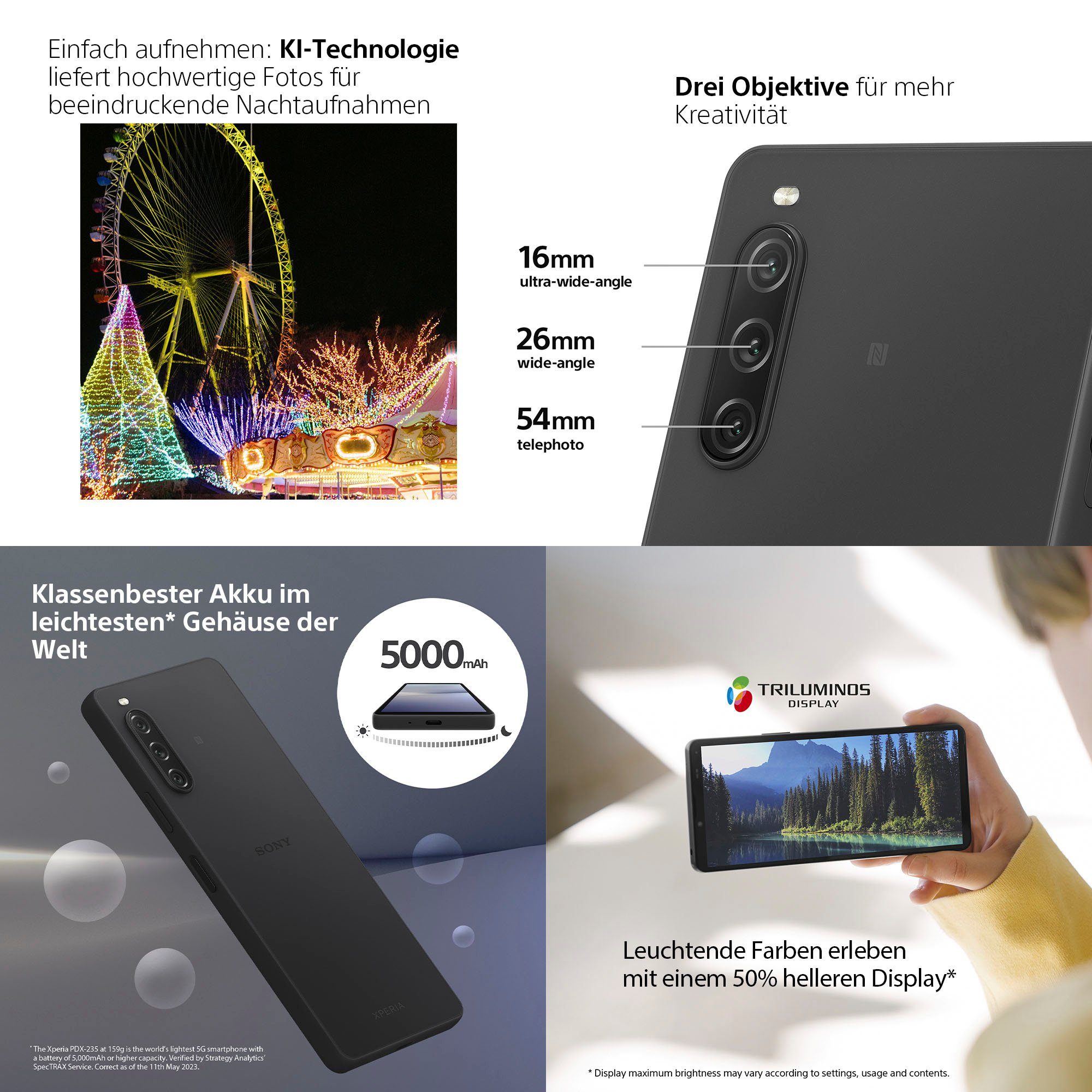 Sony Smartphone XPERIA 10V, 128 GB