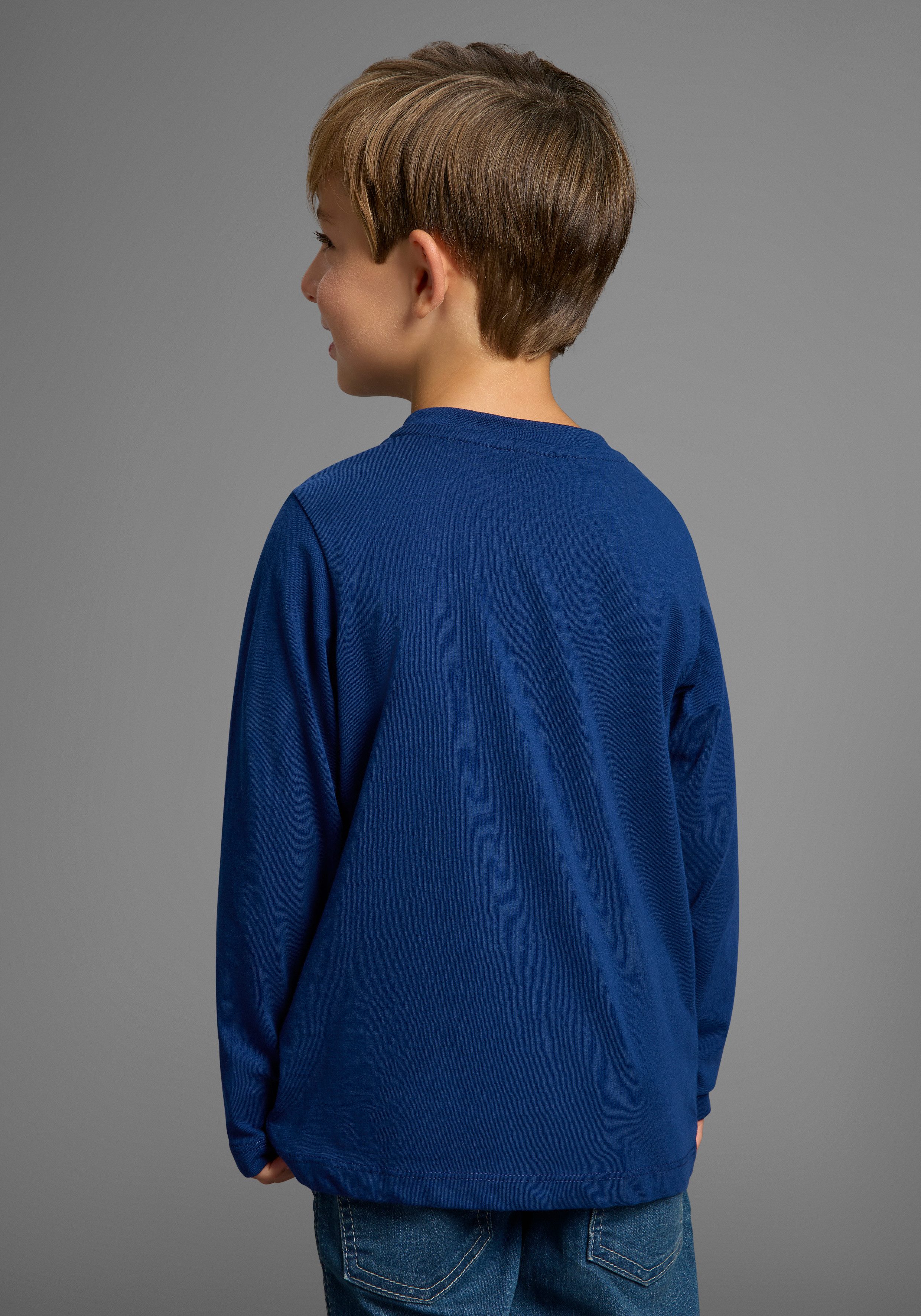 KIDSWORLD Shirt met lange mouwen Brandweer pailletten shirt