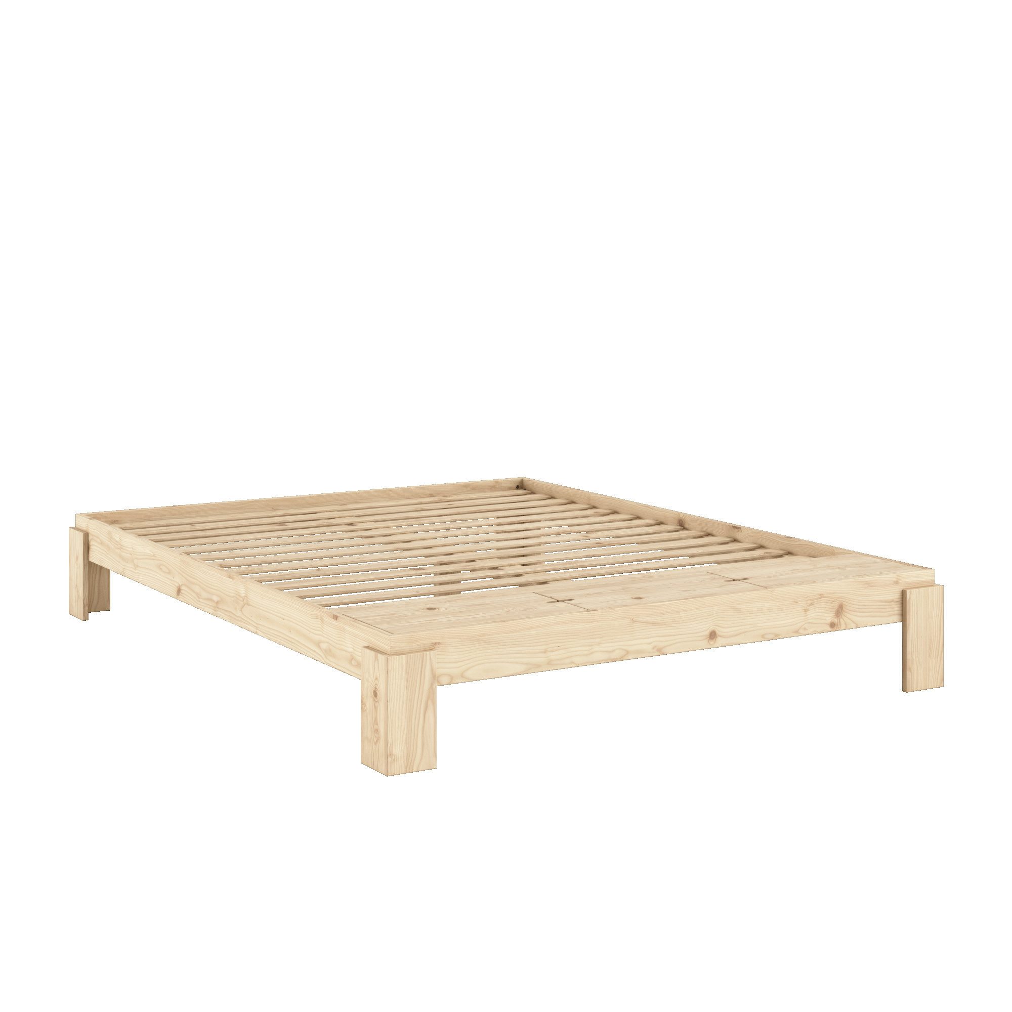 Karup Ledikant met bergruimte Layers bedbank, bedframe met opbergbank, meerdere maten inclusief lattenbodem, excl. matras, fsc® gecertificeerd massief hout