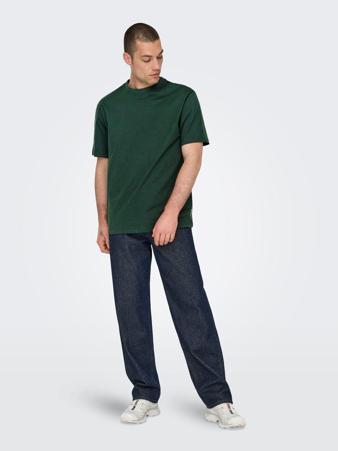 ONLY & SONS Shirt met ronde hals ONSFRED RLX SS TEE