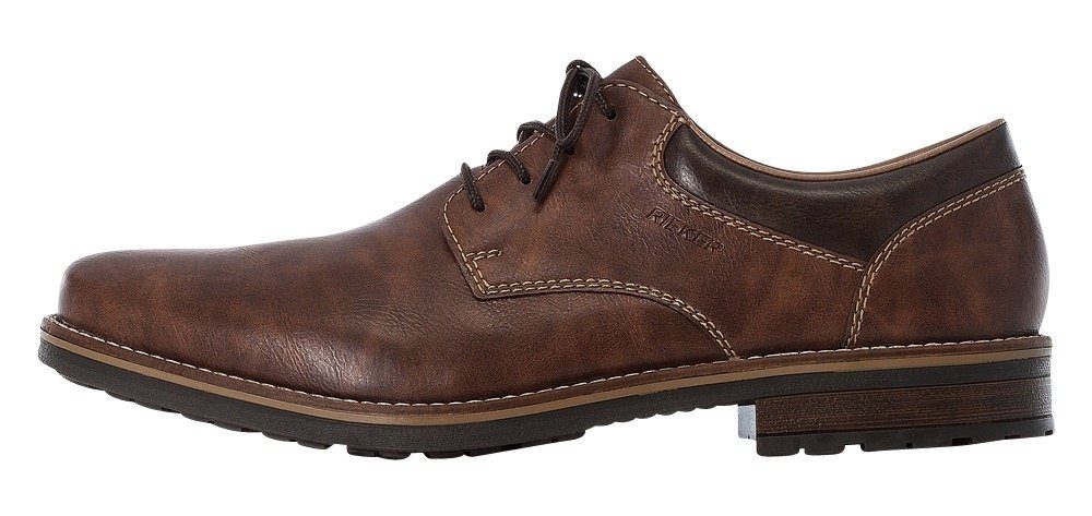 Rieker Veterschoenen met gepolsterde binnenzool, vrijetijdsschoen, lage schoen, veterschoen