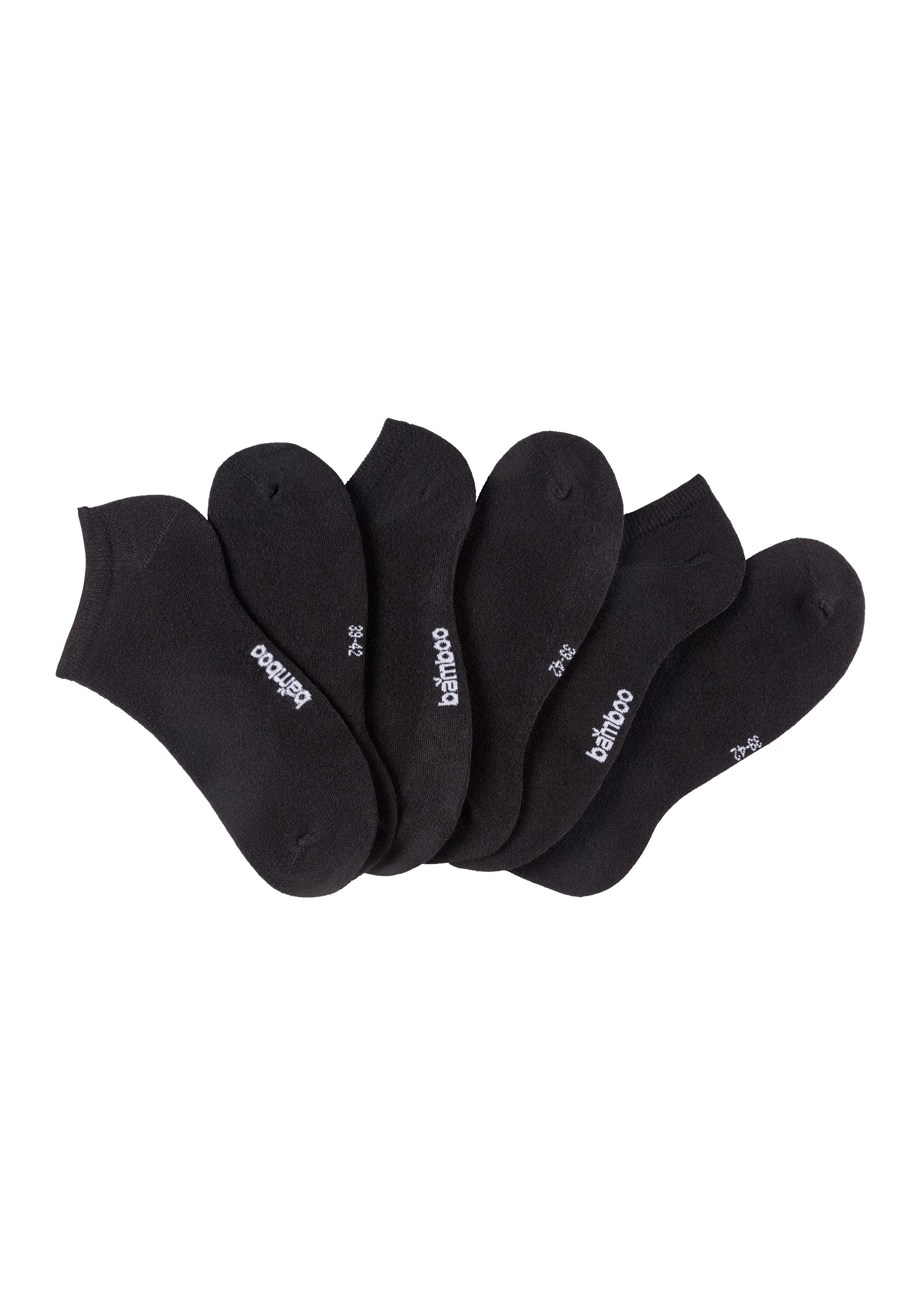 Apollo Korte sokken Sneakersokken van bamboe aangenaam comfort en perfecte pasvorm! (6 paar Set van 3)