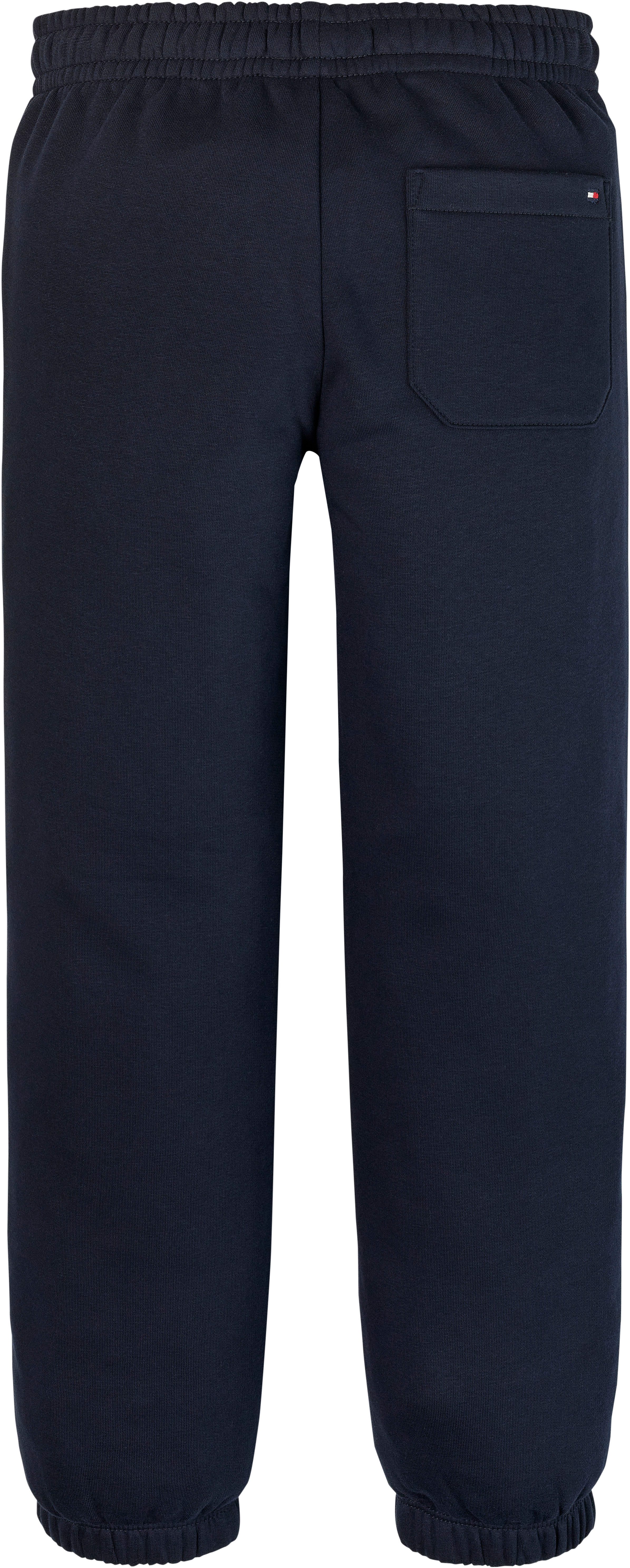 Tommy Hilfiger Sweatbroek U TIMELESS FLEECE SWEATPANTS Baby tot 2 jaar, elastische taille & broekspijpen, steekzakken
