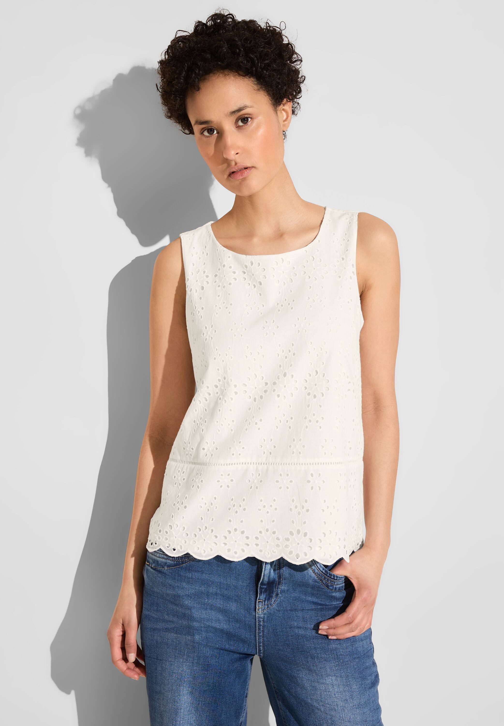 STREET ONE Shirttop met borduurwerk