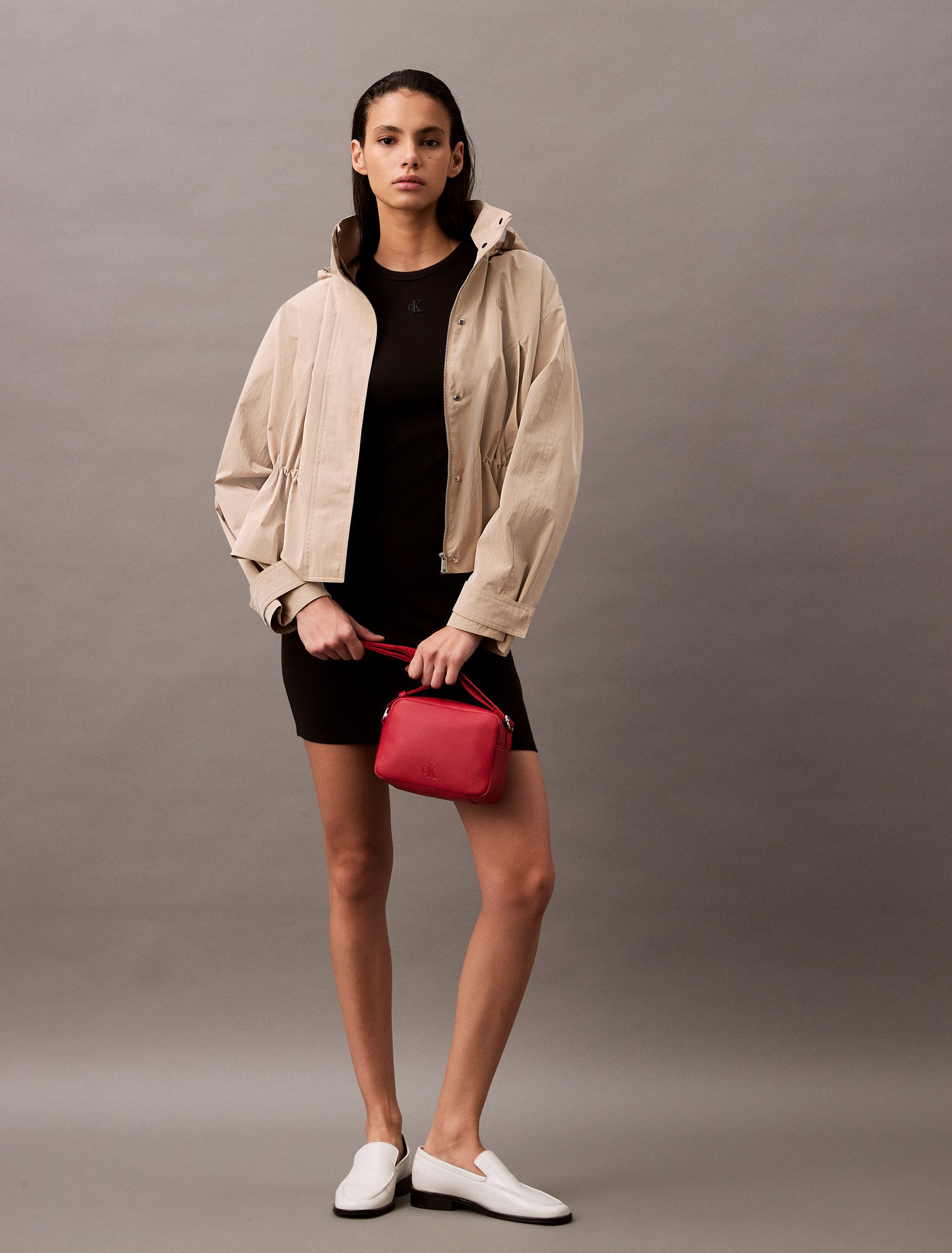 Calvin Klein Jerseyjurk SS CTN CNTR 1X1 RB S