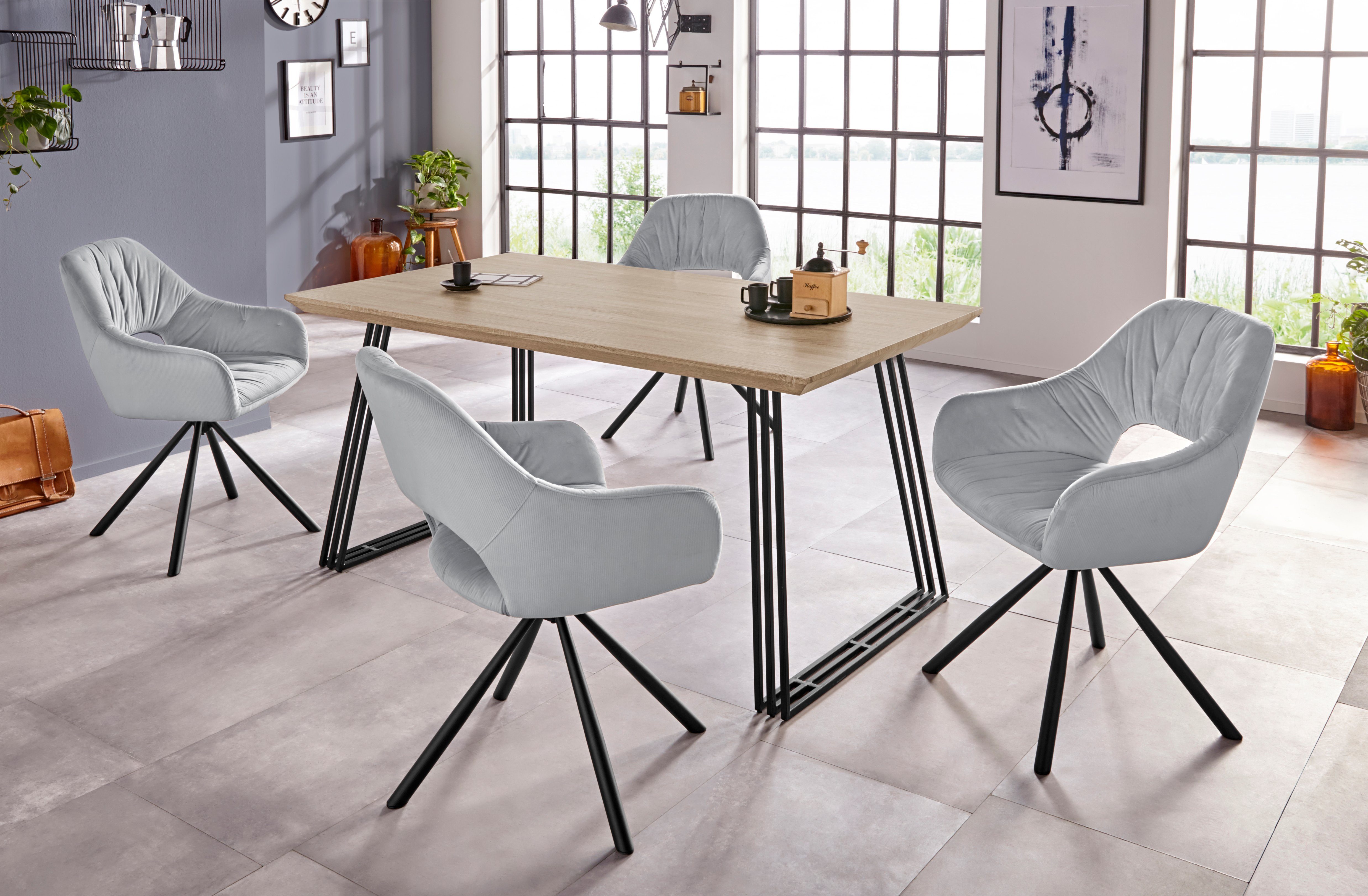 Home affaire Eettafel Kairo Breedte ca. 160 cm