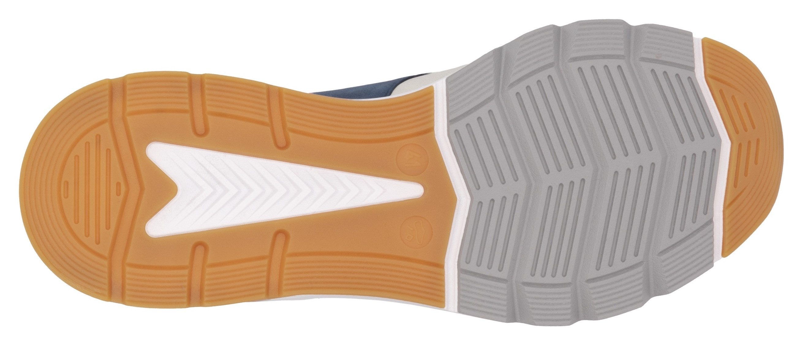 RIEKER Sport Sneakers veterschoen, lage schoen, vrijetijdsschoen met schachtversteviging