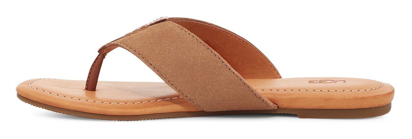 UGG Teenslippers W CAREY FLIP zomerschoen, slippers met zachte tussenstuk voor de tenen