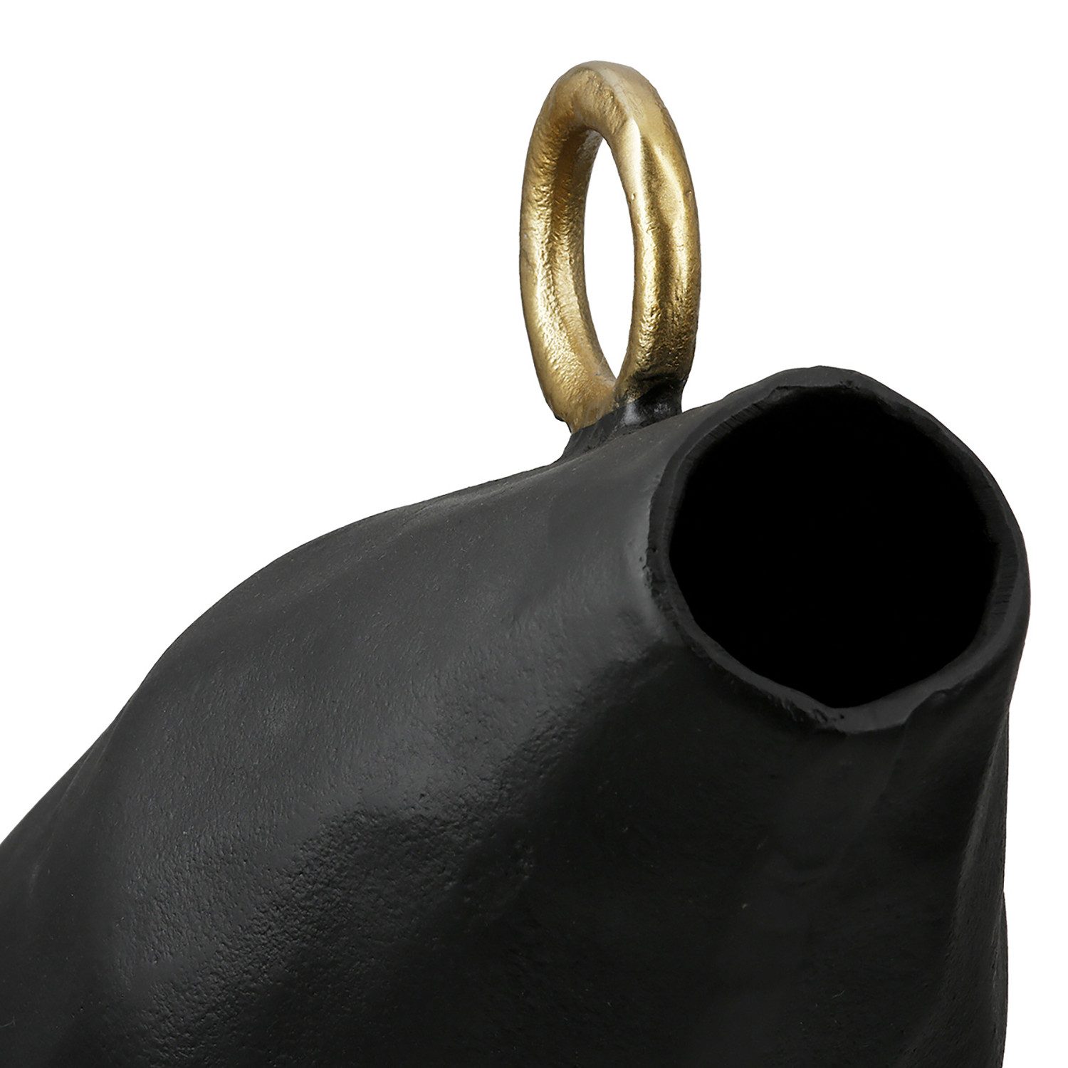 GILDE Tafelvaas Vase Dora, schwarz H.31 cm (1 stuk)