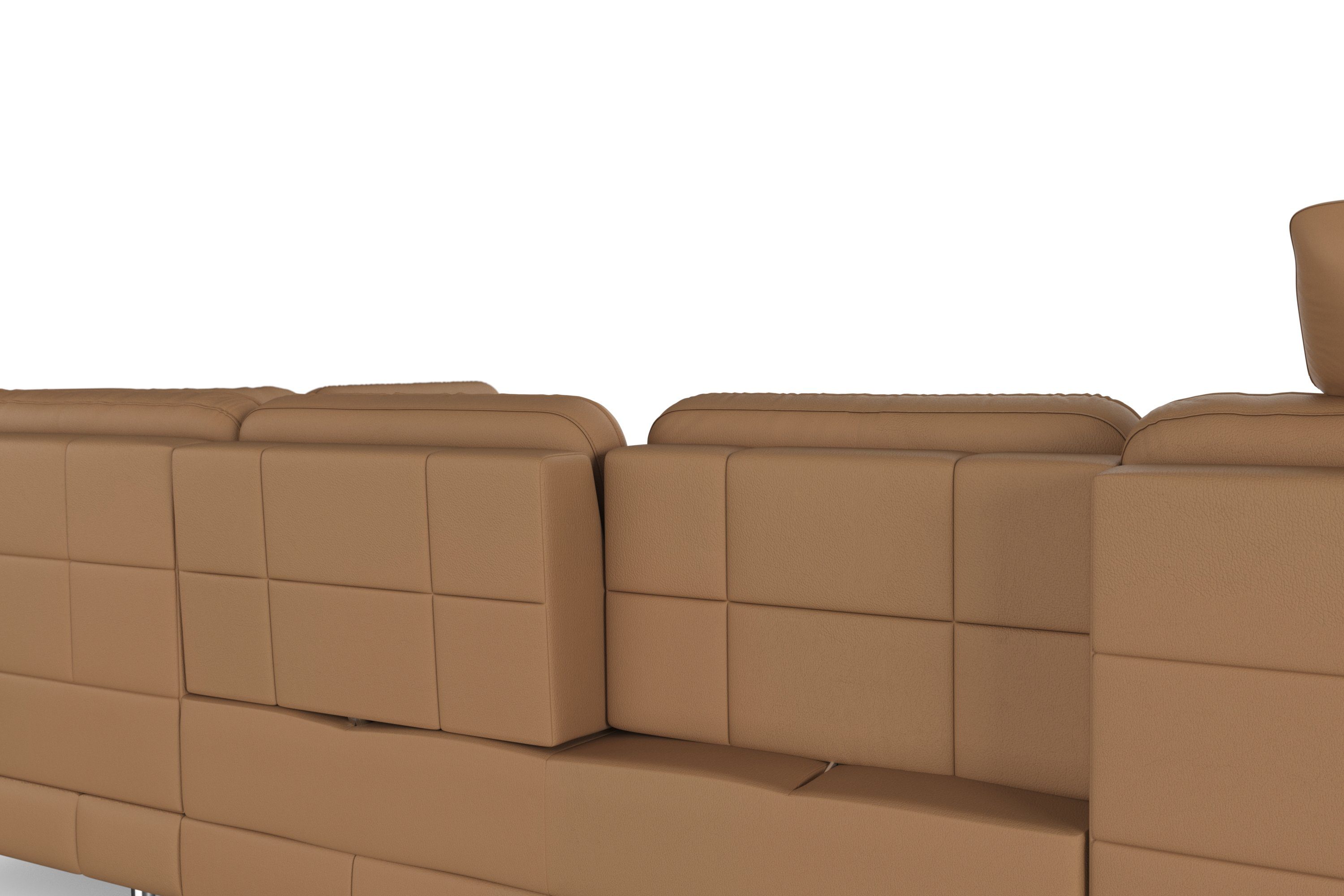 sit&more Zithoek Bendigo U-vorm inclusief zitdiepteverstelling, bodemvrijheid 12 cm, in 2 pootkleuren