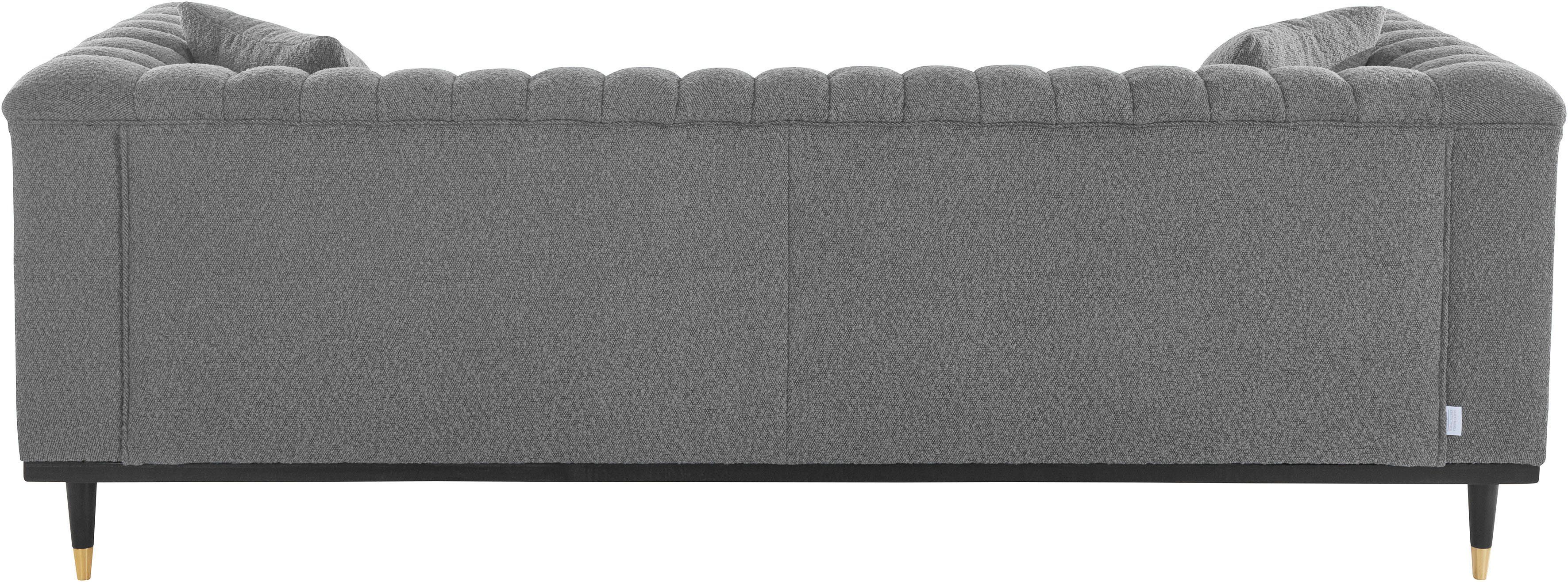 Guido Maria Kretschmer Home&Living 3-zitsbank Chamby New bouclé-structuurbekleding met stiksels bij de leuning
