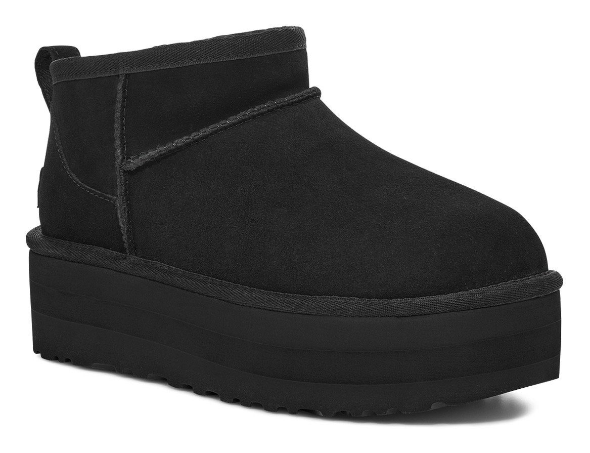 UGG Winterlaarzen Classic Ultra Mini Platform plateau-boot, trend, instapschoen met plateauzool