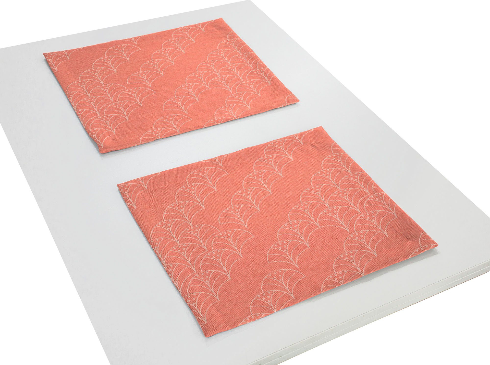 Adam Set placemats Argentinian Criolla Light GOTS organic, gecertificeerd door CERES 0242, Made in Germany (2 stuks)