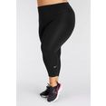 nike functionele tights nike one women's cropped tights (plus size) zwart