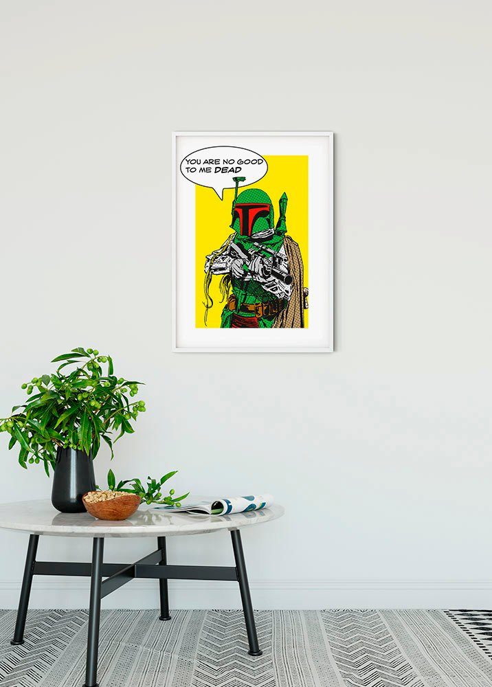 Komar Poster Star Wars Classic Comic Quote Boba Fett (1 stuk)
