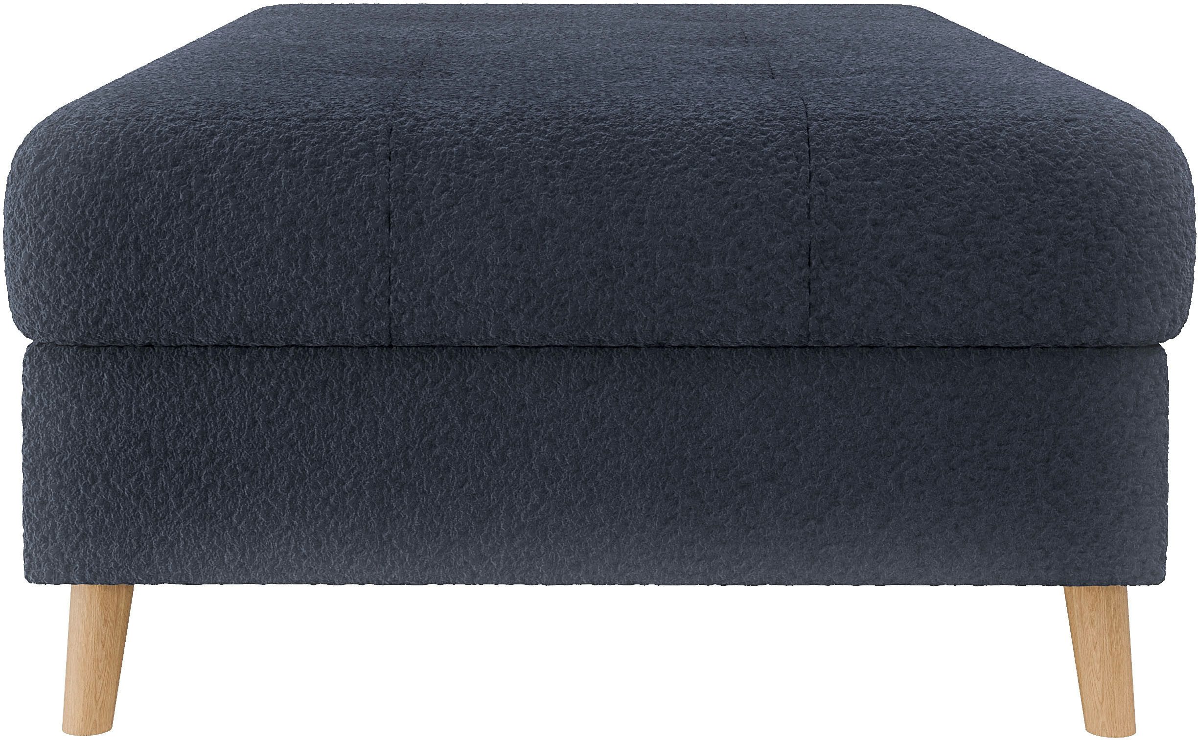 Home affaire Hocker CHARRE XXL, stiksel in het zitgedeelte, afmetingen: B/D/H: 118/73/40 cm