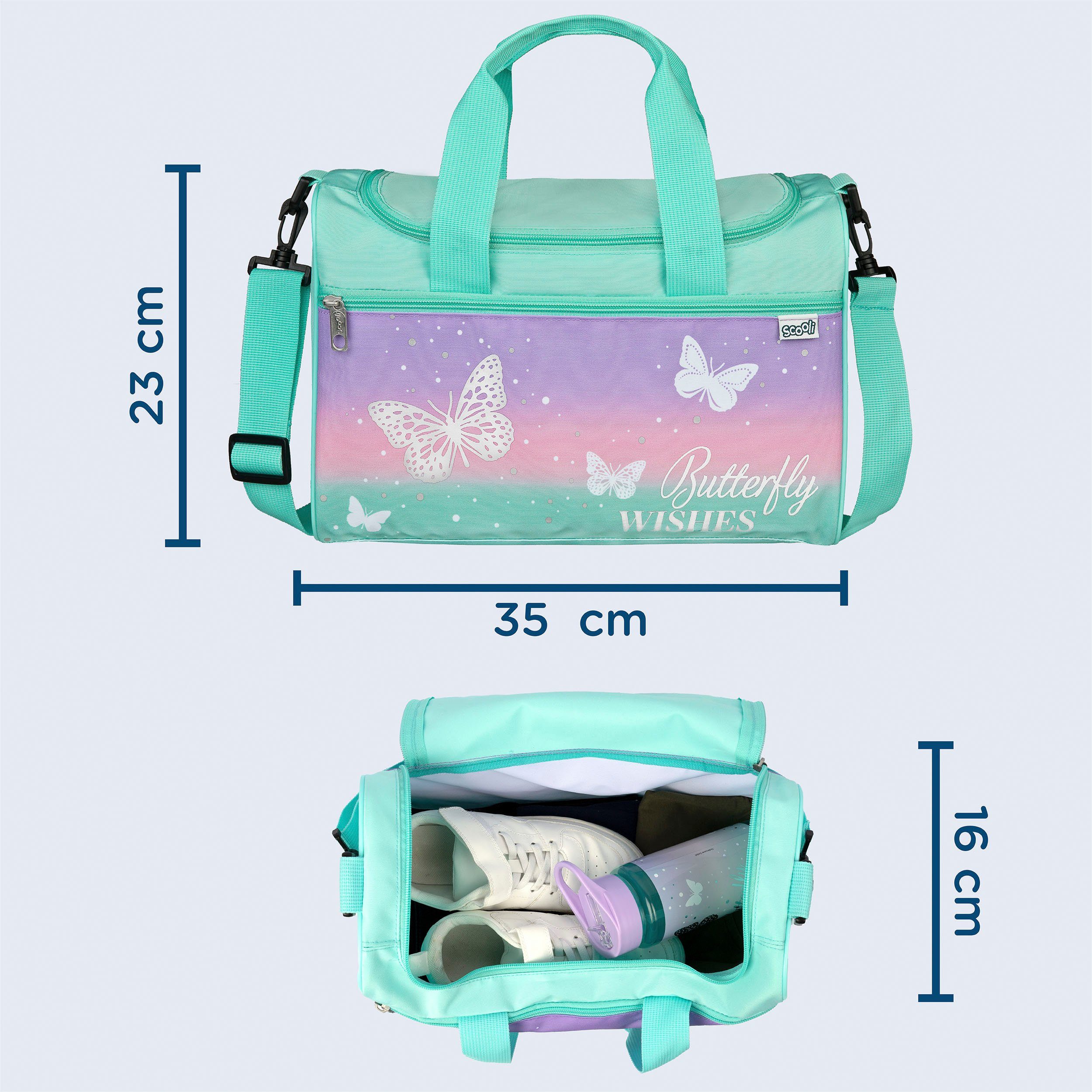 Scooli Sporttas Butterfly Wishes