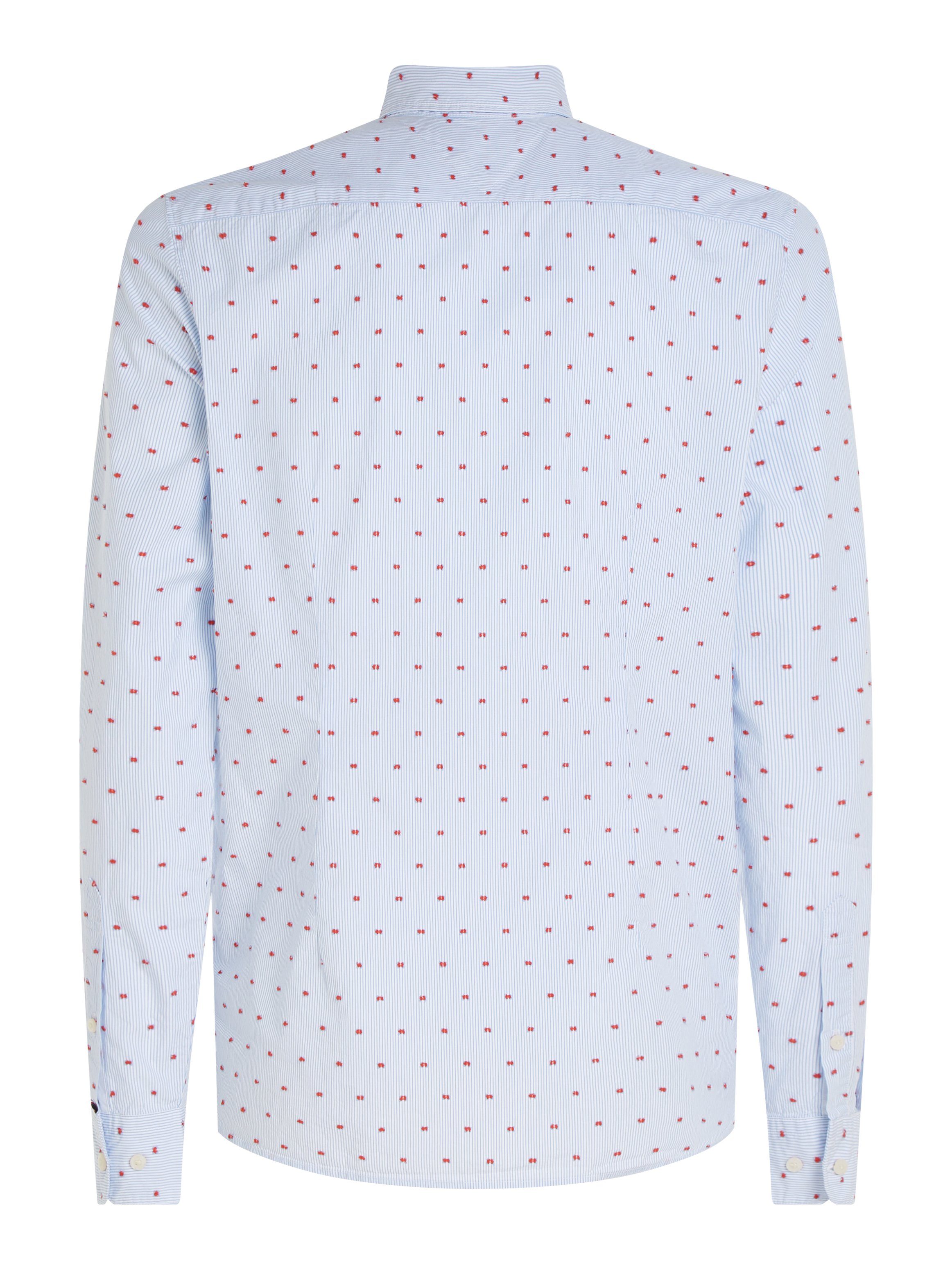 Tommy Hilfiger Overhemd met lange mouwen FIL COUPE SF SHIRT met doorknoopsluiting