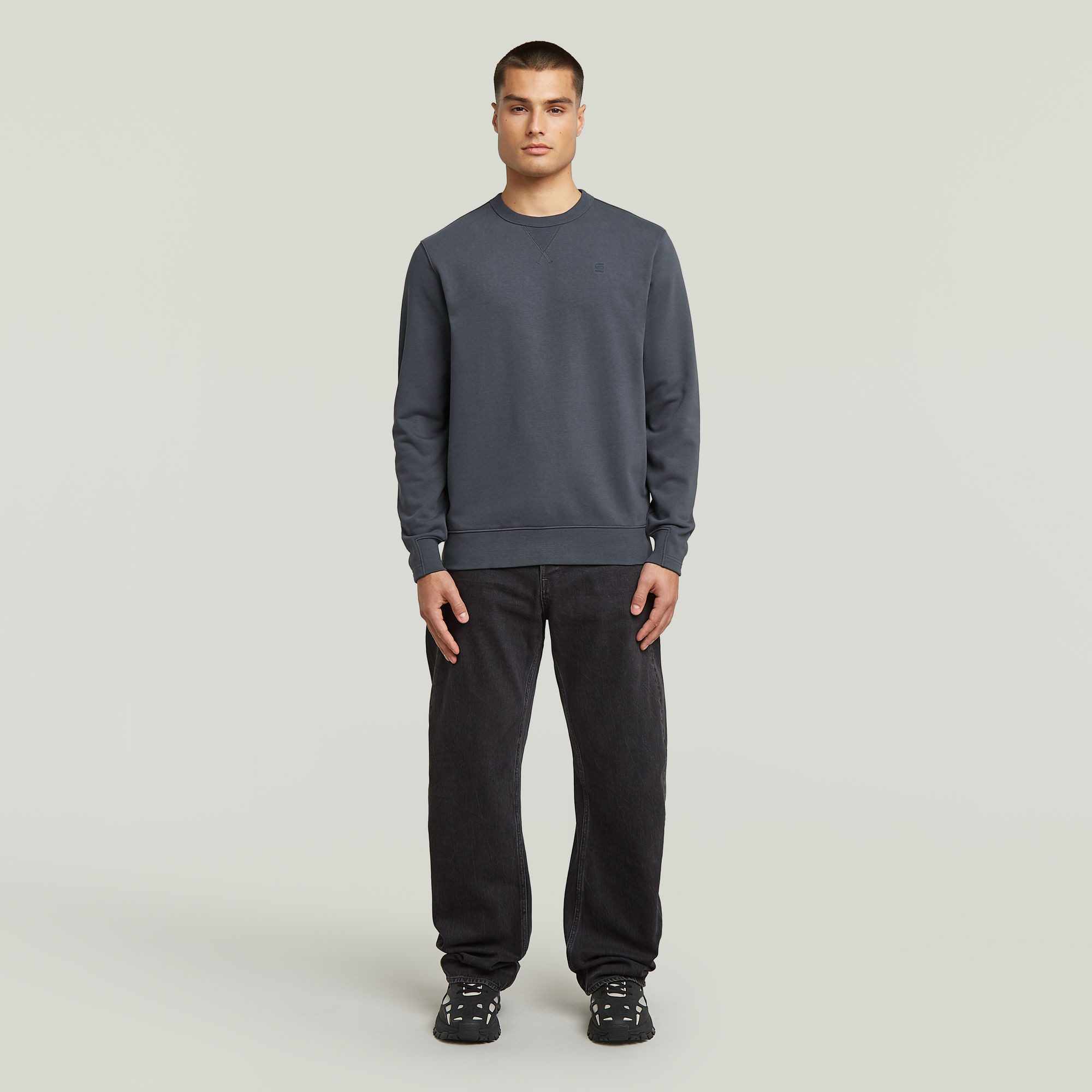 G-Star RAW Sweatshirt Nifous met halve mouwboorden