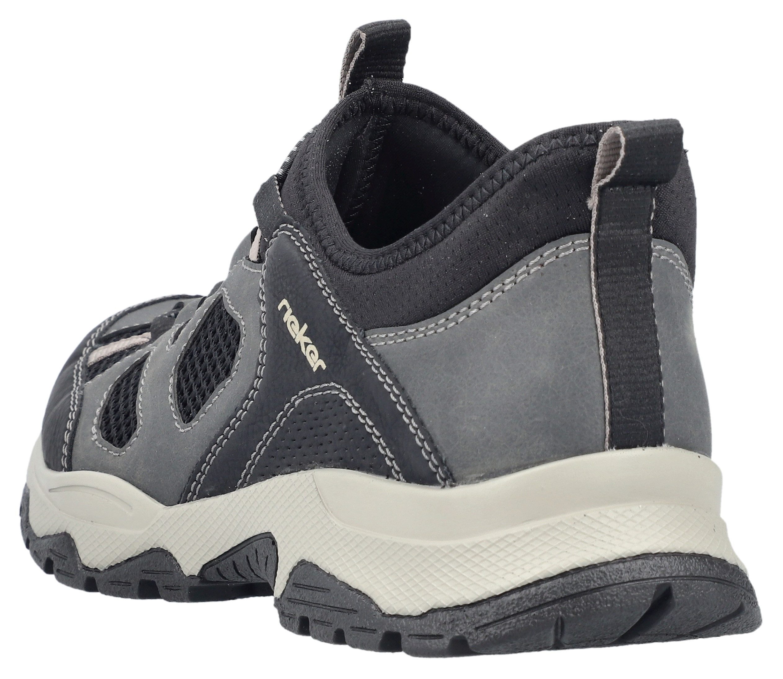 Rieker Slip-on sneakers , trekking schoen, outdoorschoen, instapschoen met elastiek