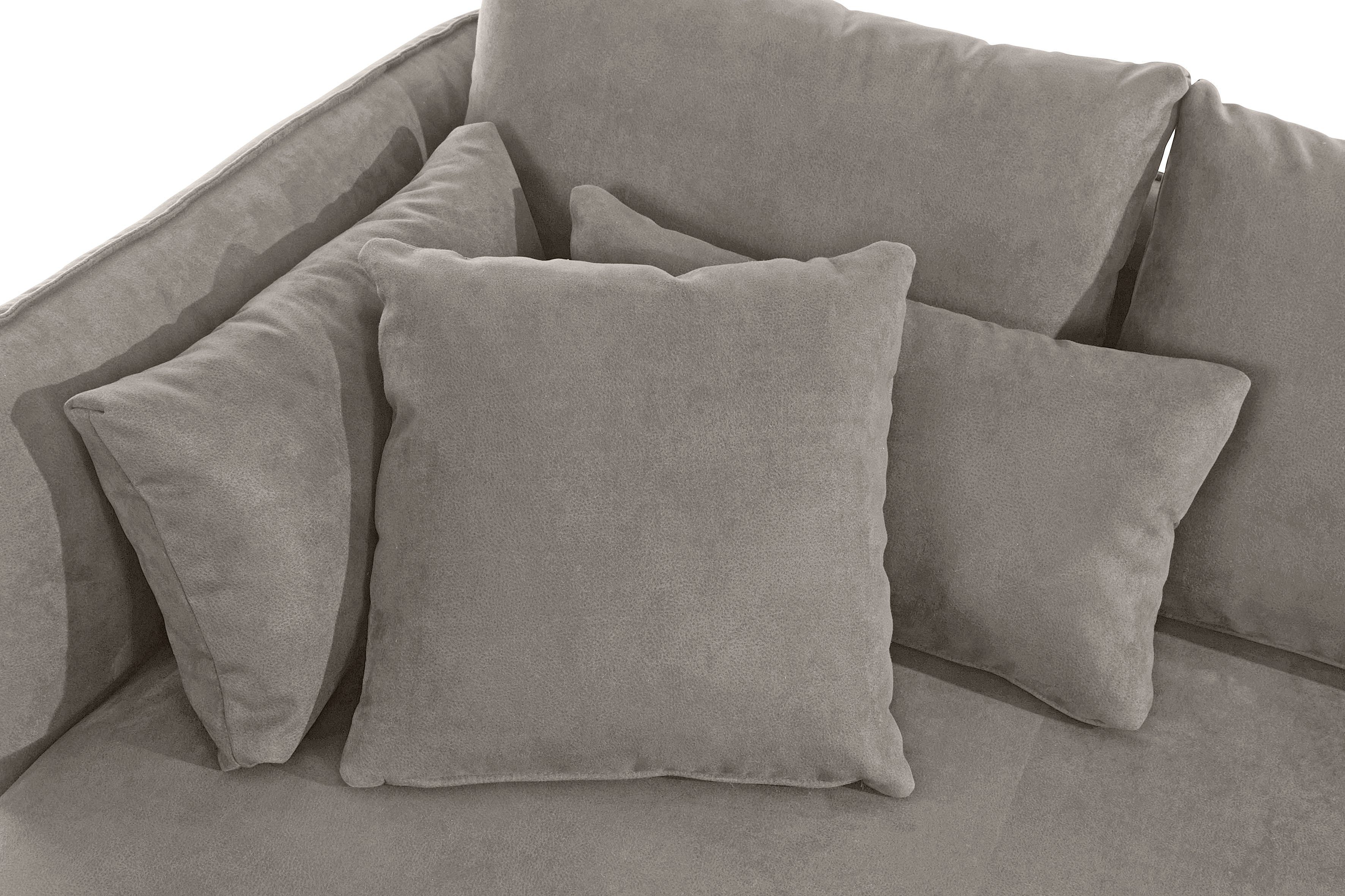 andas Ottomane Nöre korte lounge-module - zelf samenstellen, breedte 138 cm, diepte 128 cm