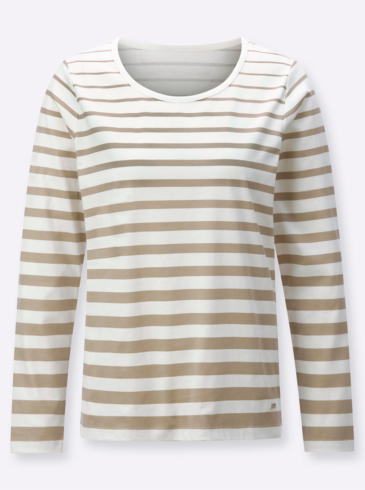 Casual Looks Shirt met print Gestreept shirt (1-delig)