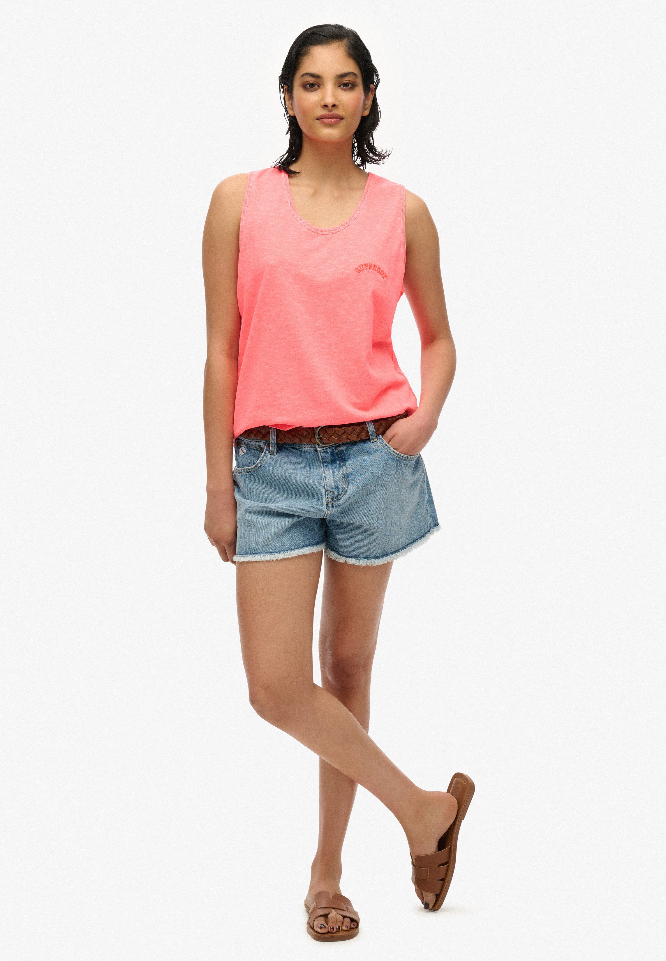 Superdry Tanktop ESSENTIELE LOGO GD VEST