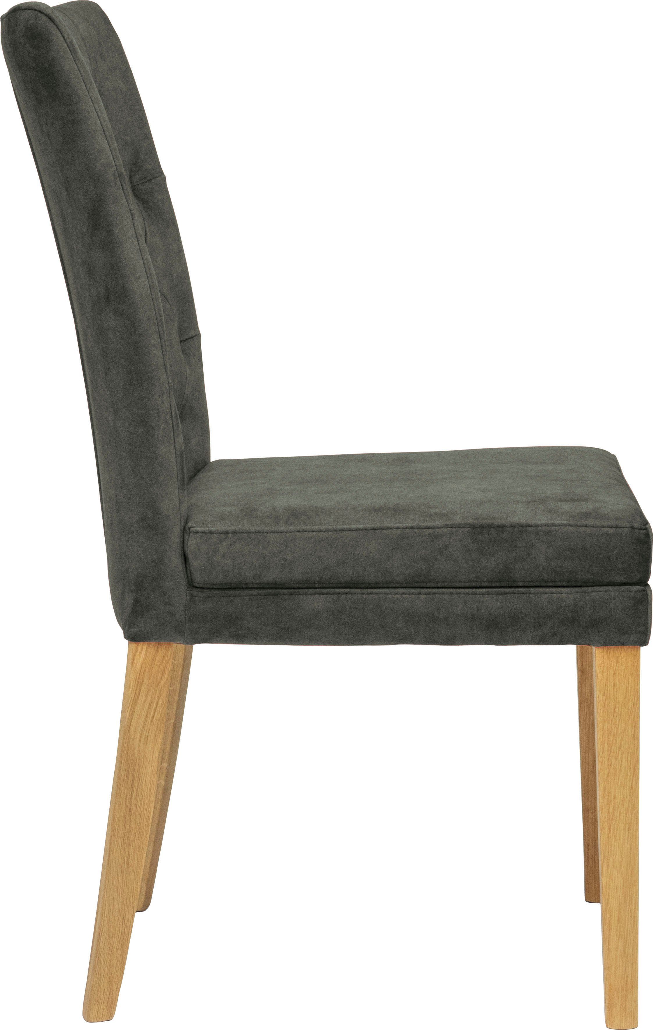 Home affaire Eetkamerstoel Colorado BESTSELLER Polsterstoel Poten in eiken of noten. In set van 2, 4 of 6