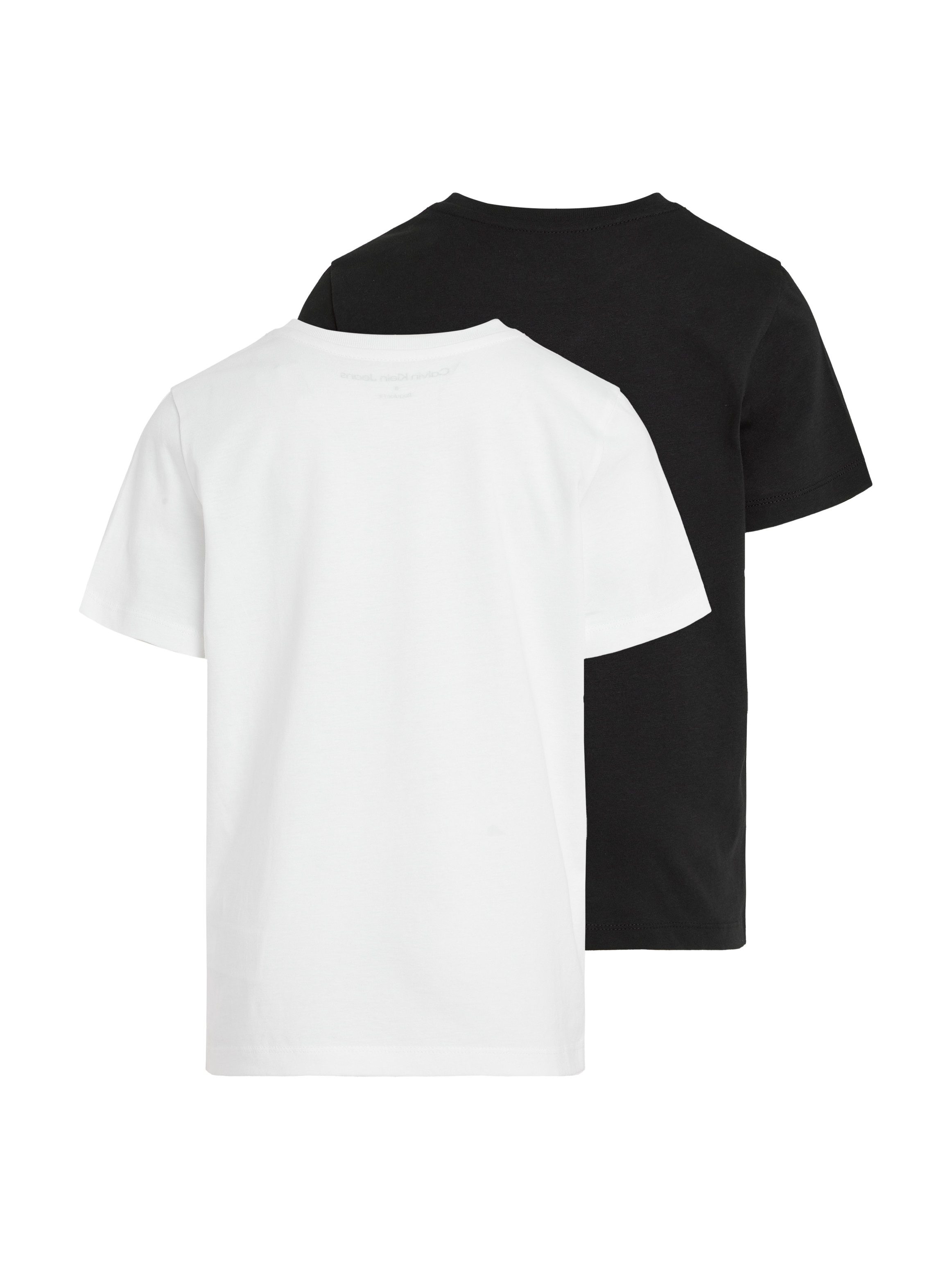 Calvin Klein T-shirt 2-PACK MONOGRAM TOP voor kinderen tot 16 jaar met logo-opdruk (2-delig)