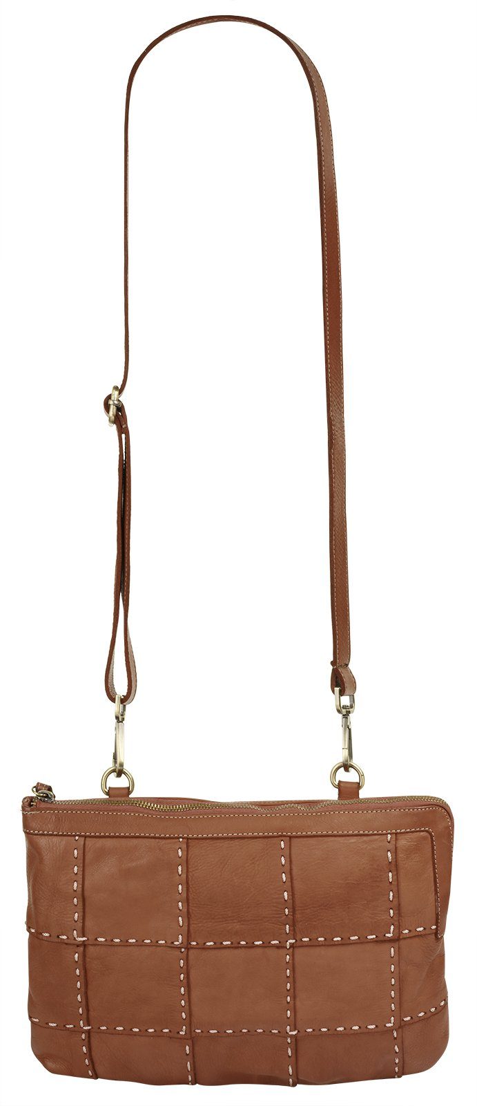 Samantha Look Schoudertas echt leer, made in italy