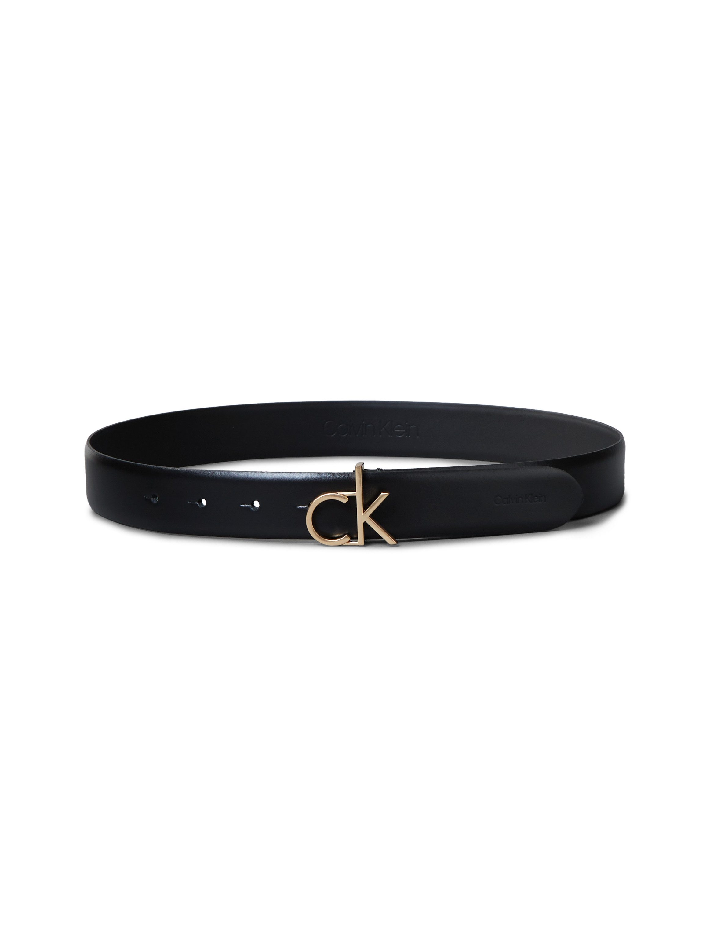 Calvin Klein Leren riem CK BUCKLE BELT 30MM