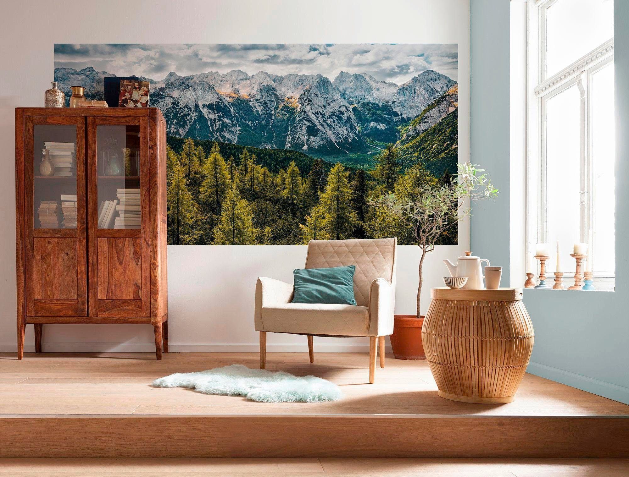 Komar Vliesbehang Digitale print vlies - Wild Dolomites - Afmeting 200 x 100 cm (1 stuk)