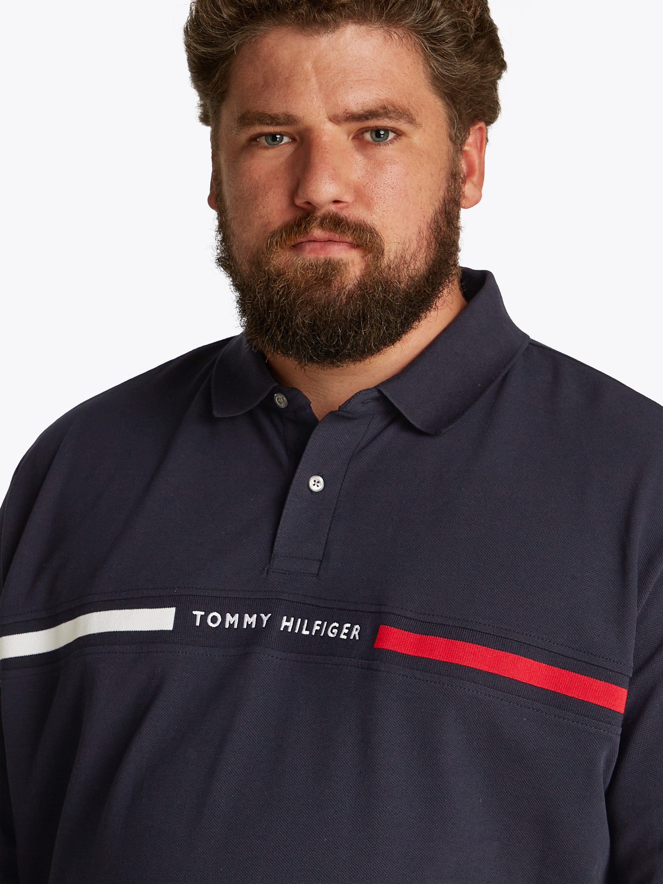 Tommy Hilfiger Poloshirt BT-HILFIGER CHEST INSERT REG -B