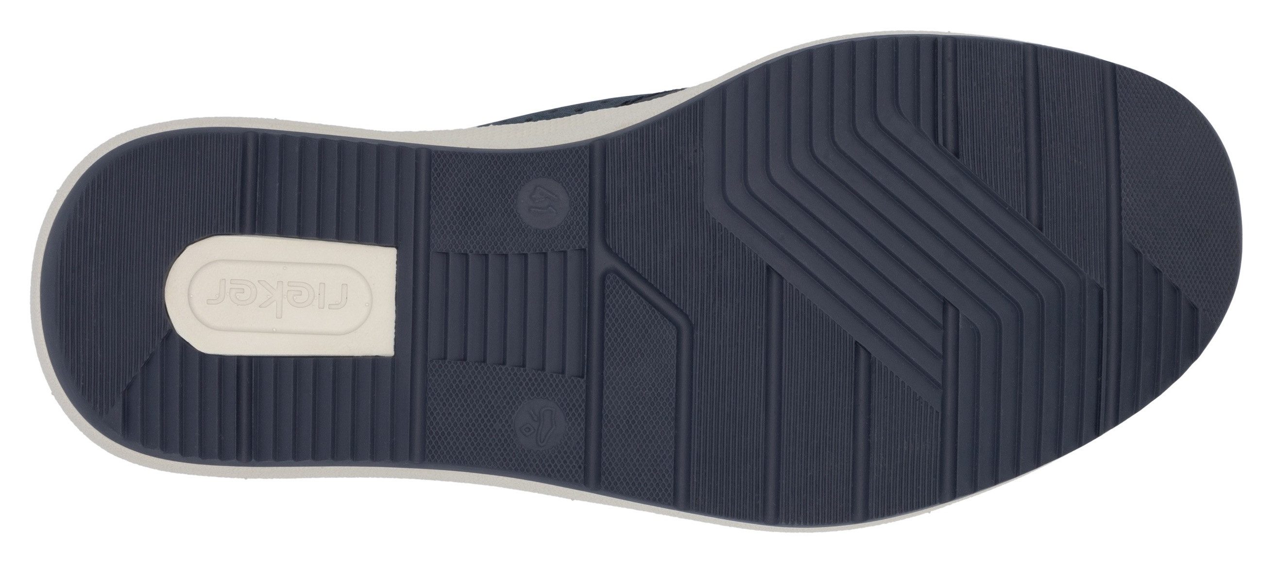 Rieker Slip-on sneakers , slipper, instapschoen, lage schoen met zij-elastische inzetten