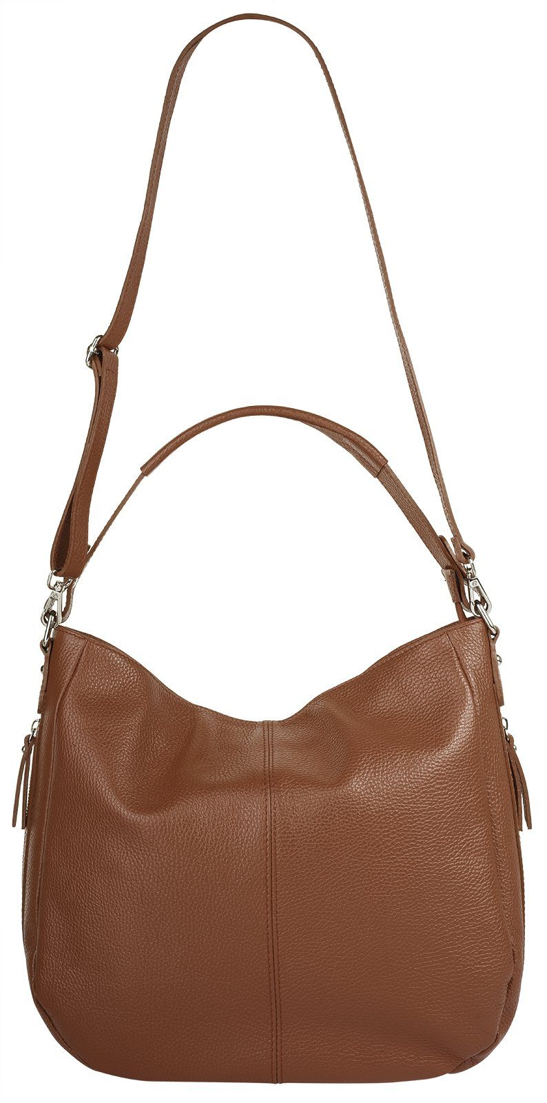 Cluty Shopper echt leer, made in italy