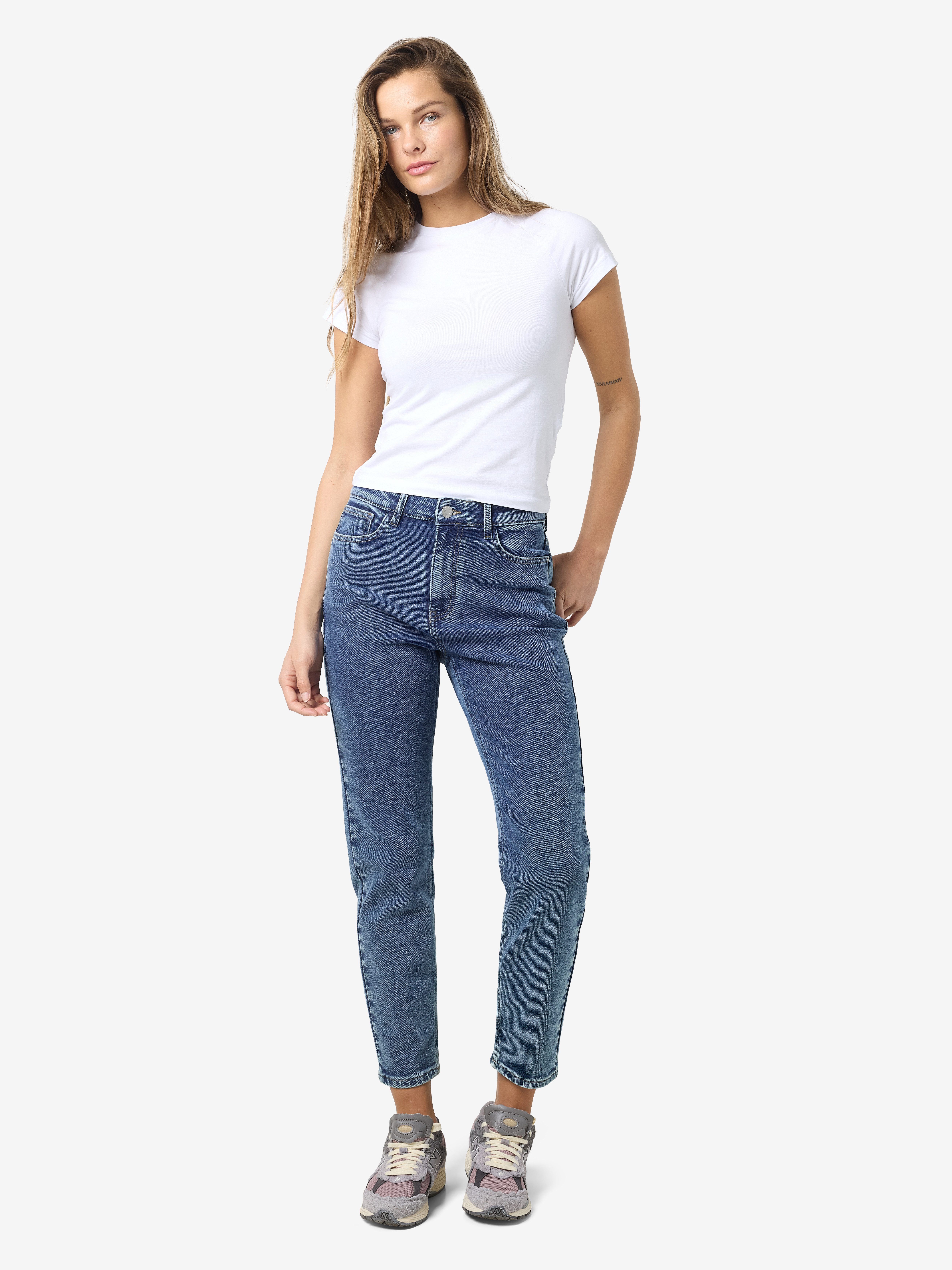 Noisy may High-waist jeans NMMONI HW ST ANK JEANS AZ358MB NOOS