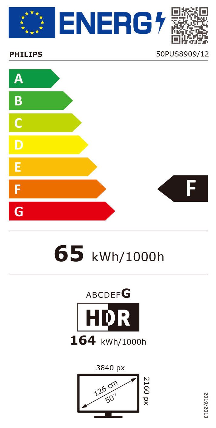 Philips Led-TV, 126 cm / 50", 4K Ultra HD, Smart TV