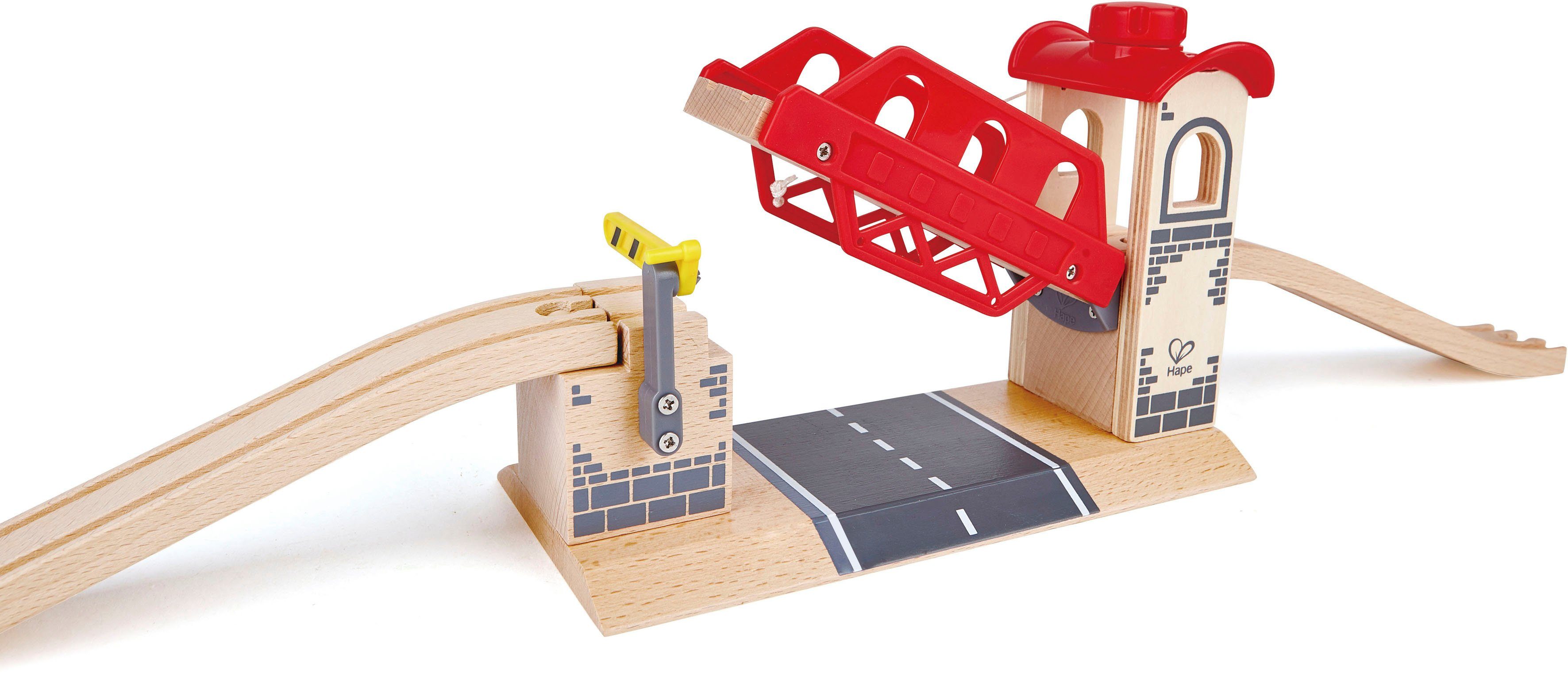 Hape Speelgoedspoor brug Ophaalbrug (set, 3-delig)