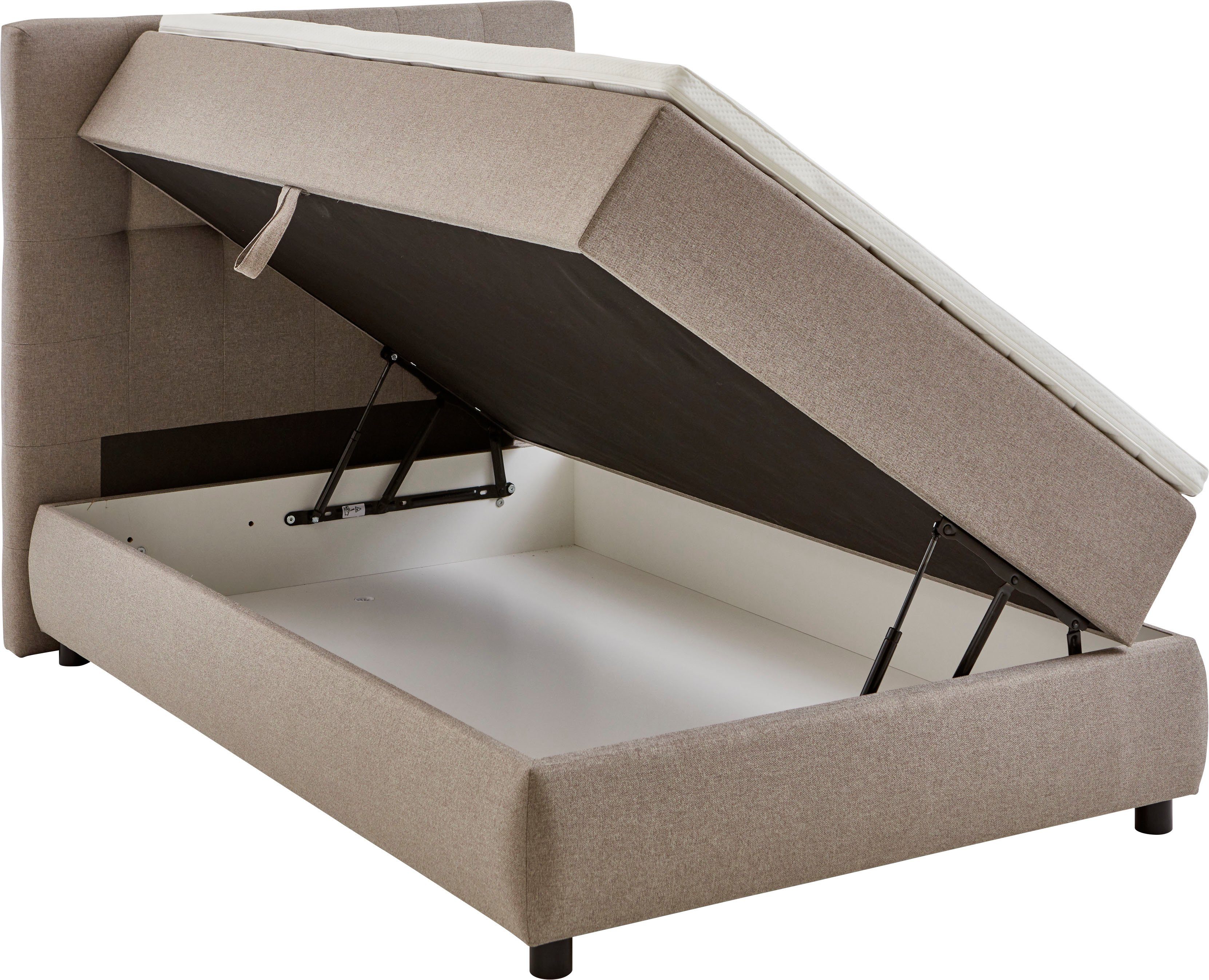 ATLANTIC home collection Boxspring Lilo inclusief bedkist en topper