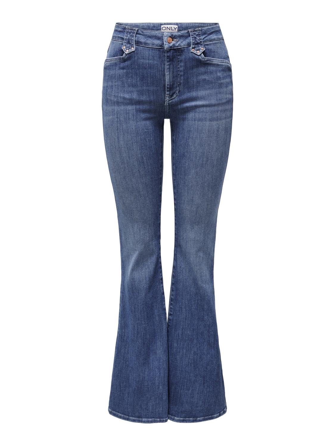 Only Bootcut jeans ONLCHERYL MW RETRO FLARED CUTLINE DNM FG